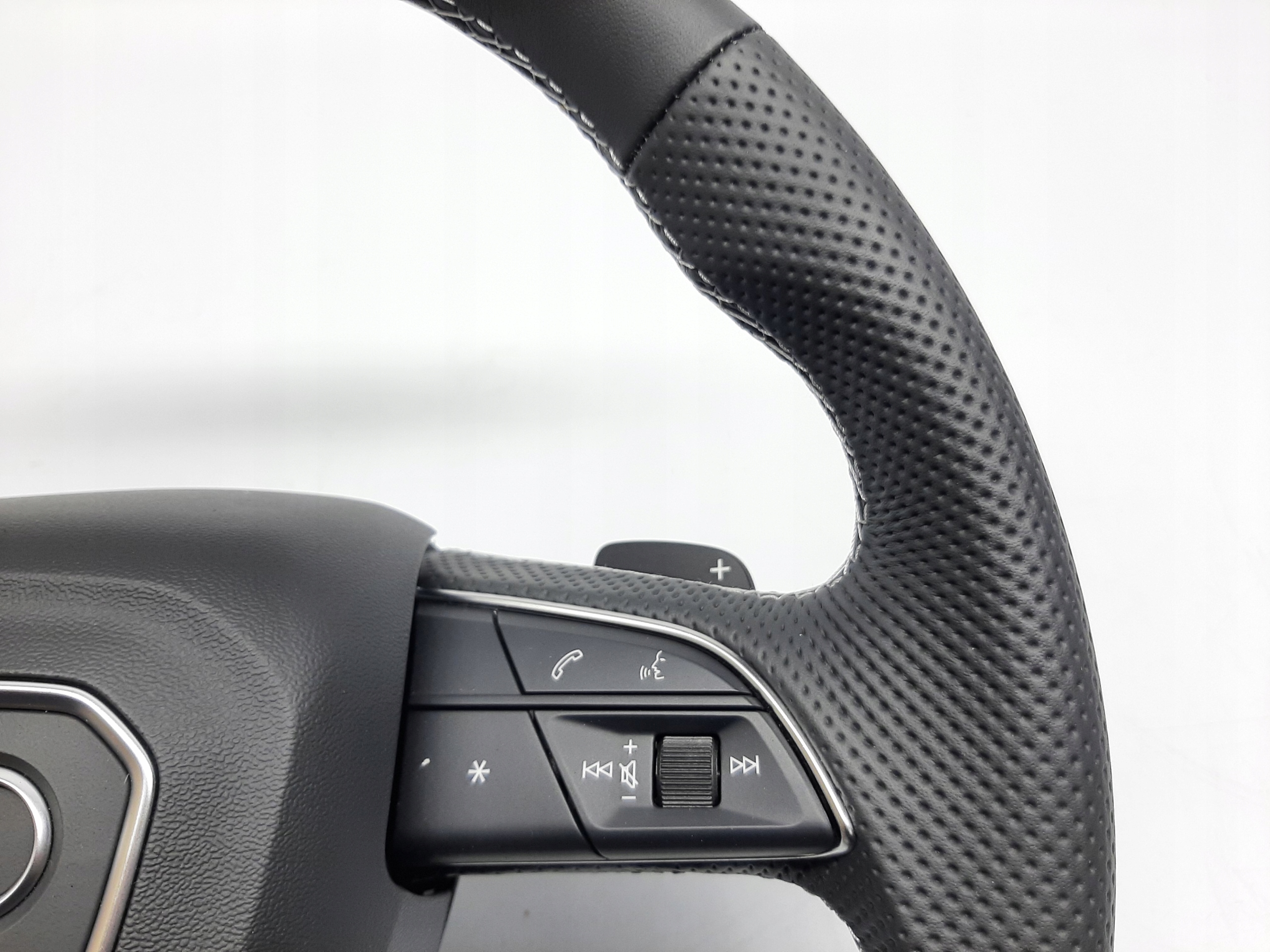 AUDI A4 B9 S-LINE 2015- KIEROWNICA MULTIFUNKCYJNA SKÓRA AIRBAG 4M8419508A - obrazek 4
