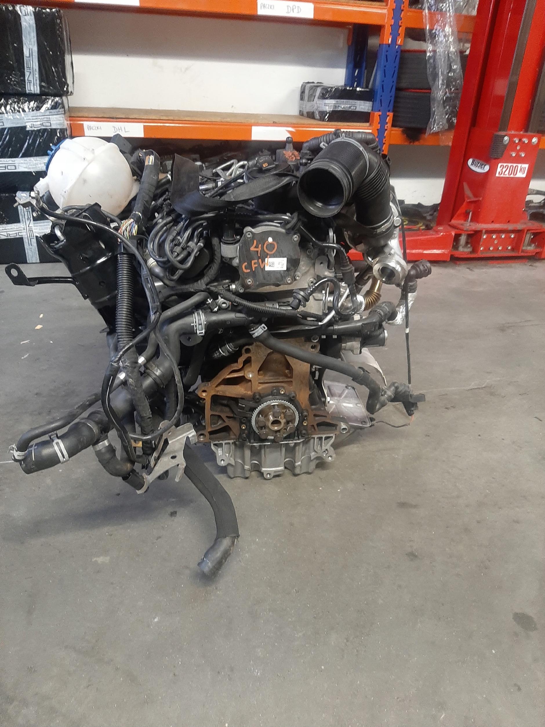 VW POLO 6R 2009- SILNIK KOMPLETNY DIESEL CFW 1.2 TDI 148.000KM - obrazek 3