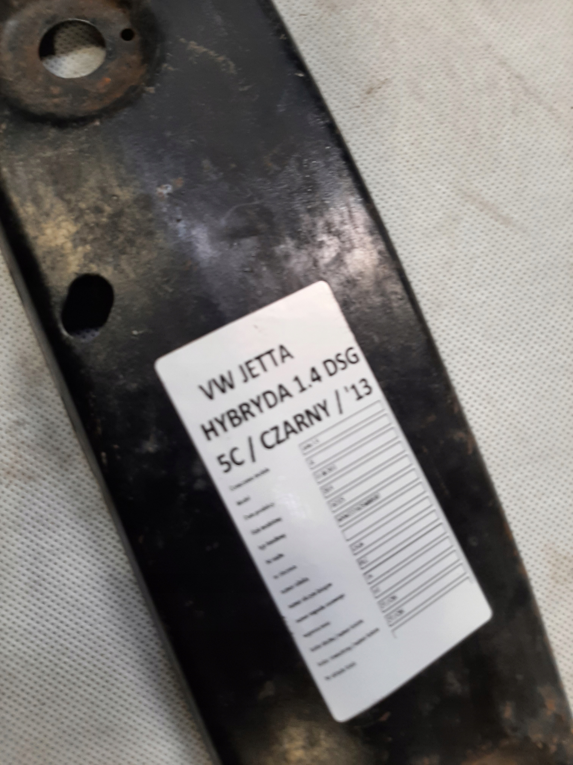 VW JETTA VI MOCOWANIE WZMOCNIENIE PASA PRZEDNIEGO LEWE LEWY 5C6805931 - obrazek 2