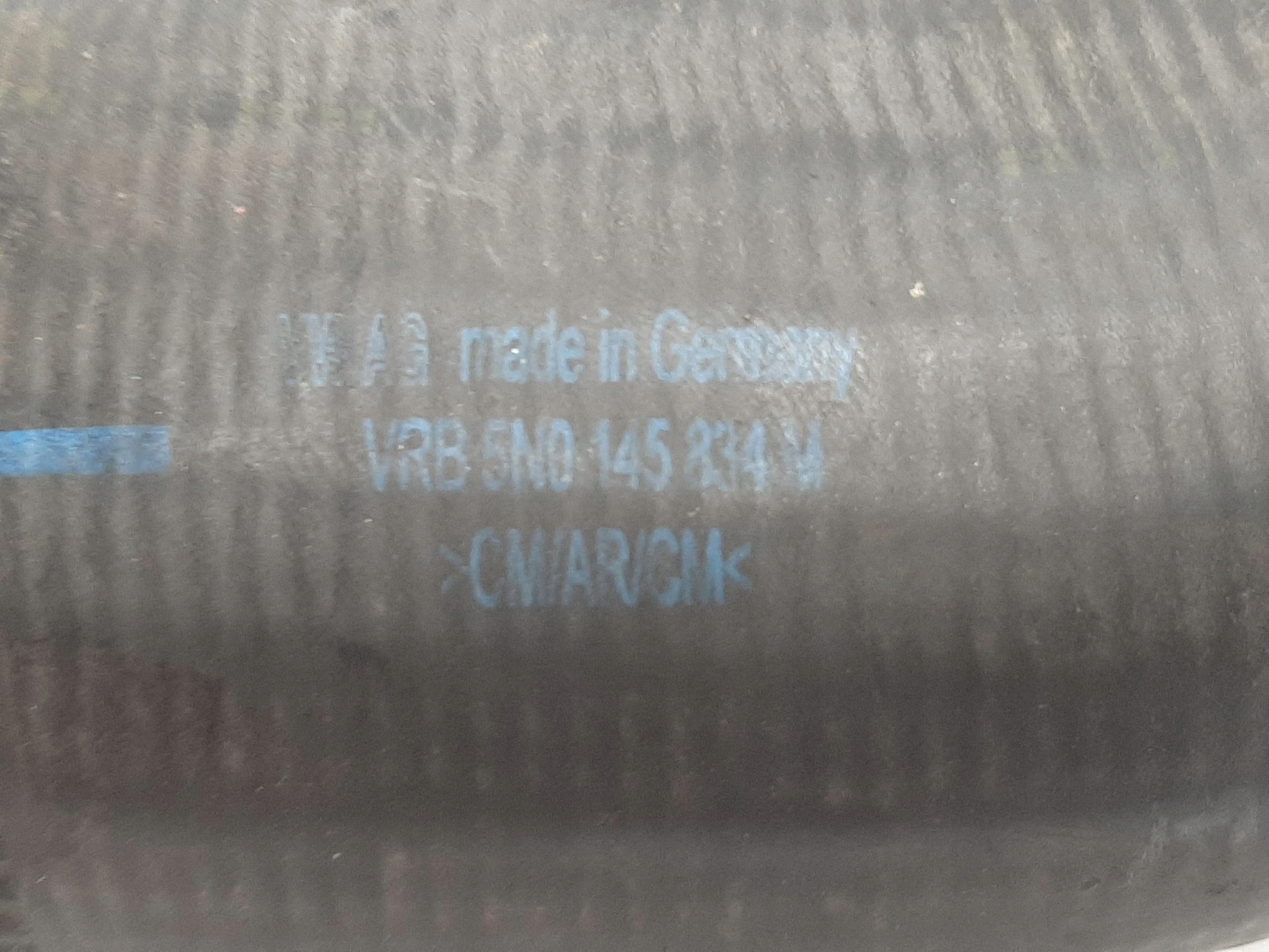 VW SHARAN II SUPERB II 1.4 TSI WĄŻ RURA PRZEWÓD INTERCOOLERA 5N0145834M - obrazek 3