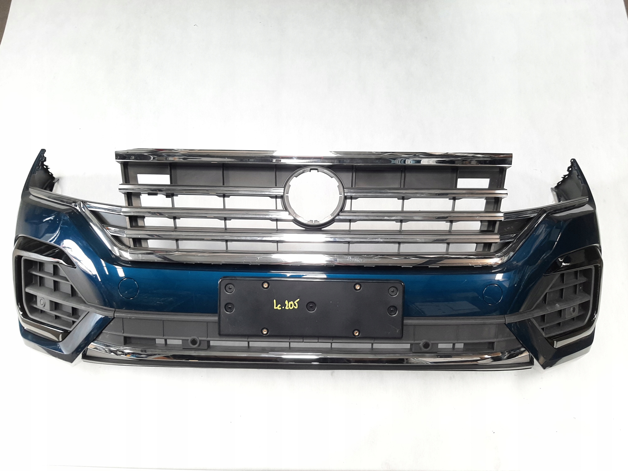 VW TOUAREG III ZDERZAK PRZEDNI PRZÓD KOMPLETNY R-LINE 760807221F