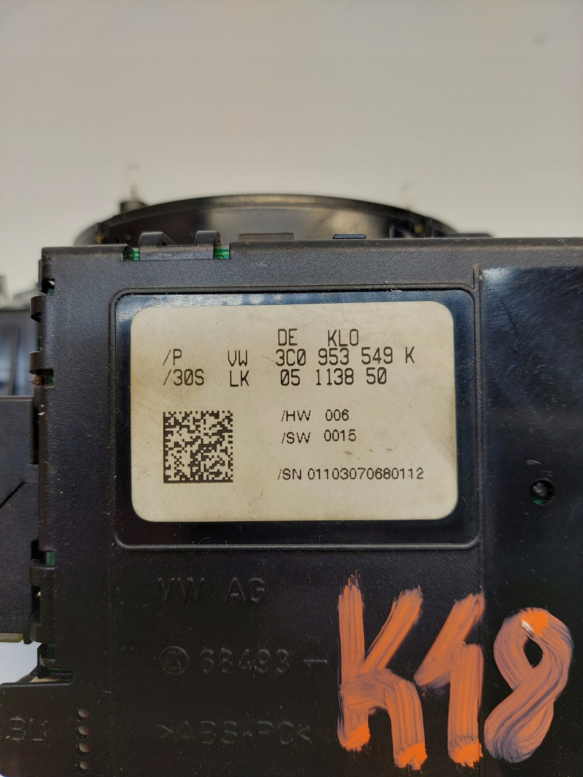 VW PASSAT PRZEŁĄCZNIK MANETKA TAŚMA 3C9953507AE 3C0959653B 3C0953549K - obrazek 9