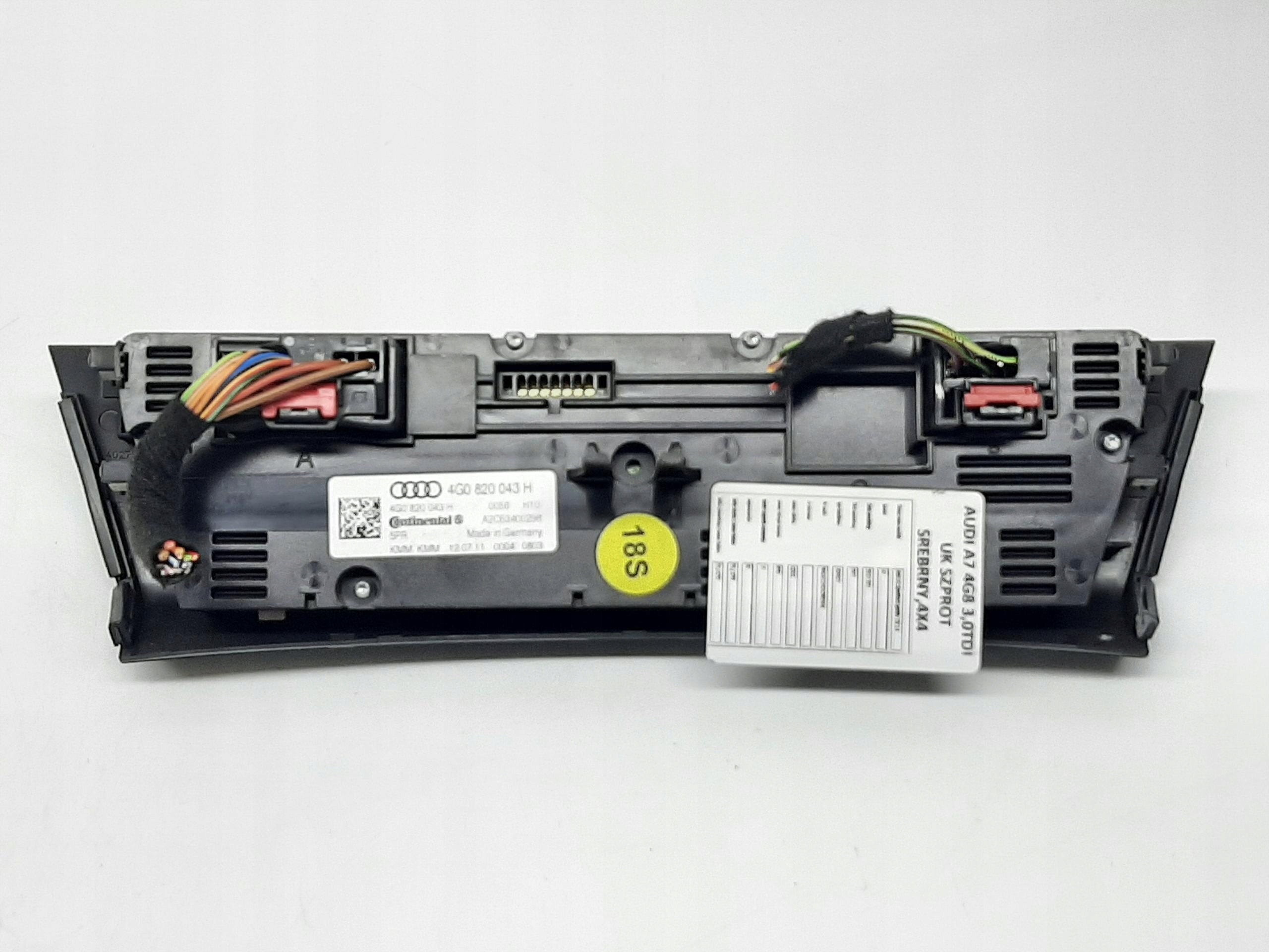 AUDI A7 SPORTBACK 2010- PANEL NAWIEWU KLIMATYZACJI 4G0820043H - obrazek 2