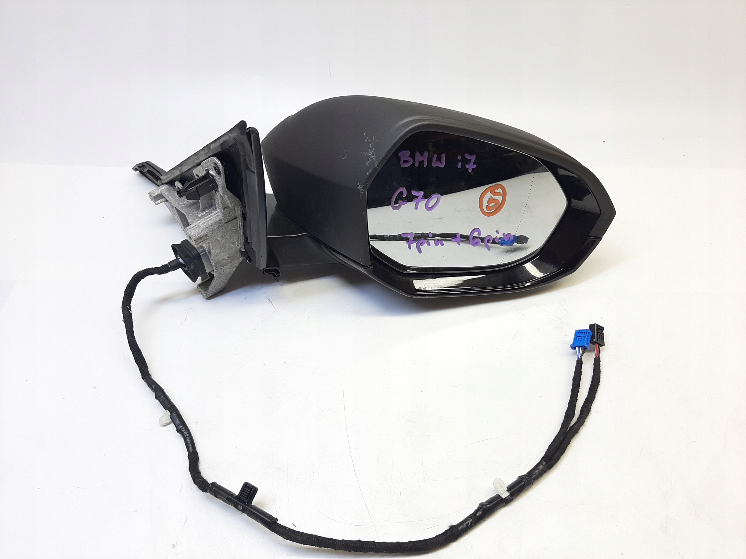 BMW i7 G70 LUSTERKO ZEWNĘTRZNE PRAWE 7 + 6 PIN 06691264