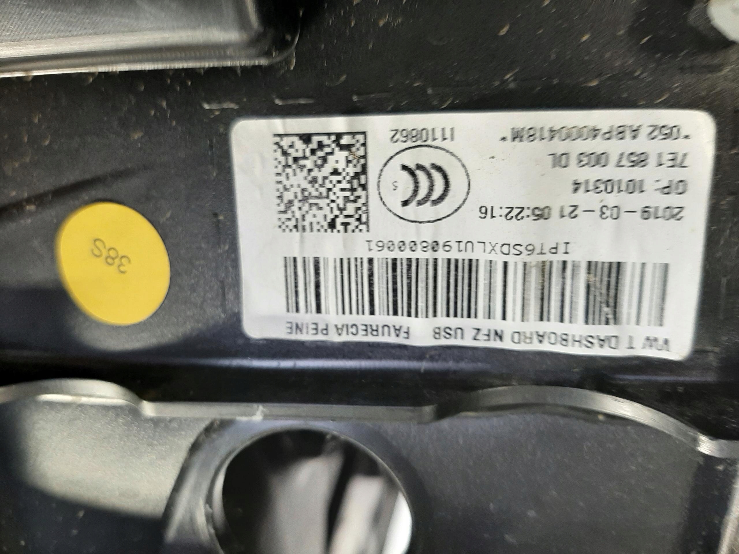 VW TRANSPORTER T6 DESKA ROZDZIELCZA KOKPIT 7E1857003DL - obrazek 9