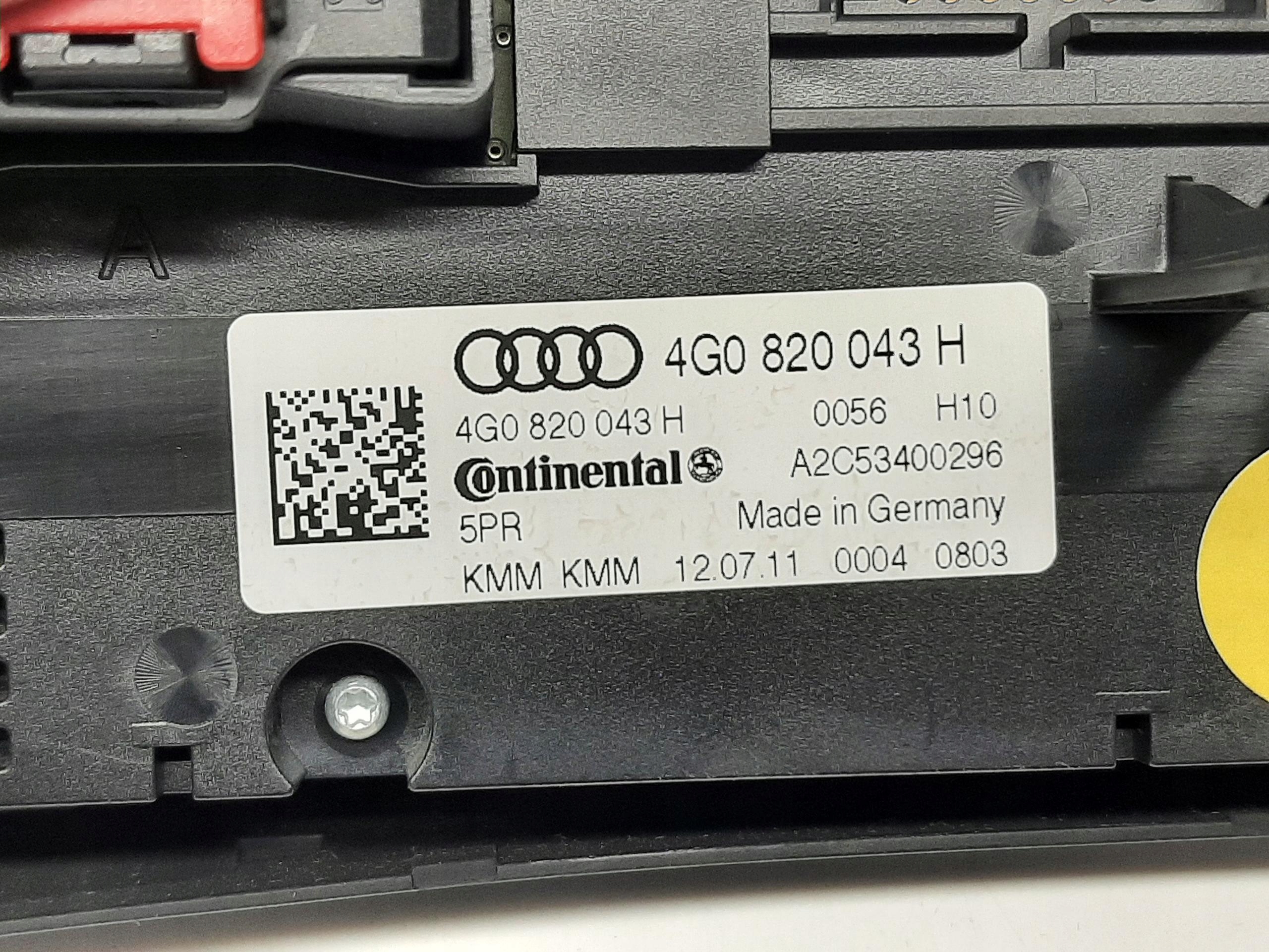 AUDI A7 SPORTBACK 2010- PANEL NAWIEWU KLIMATYZACJI 4G0820043H - obrazek 5