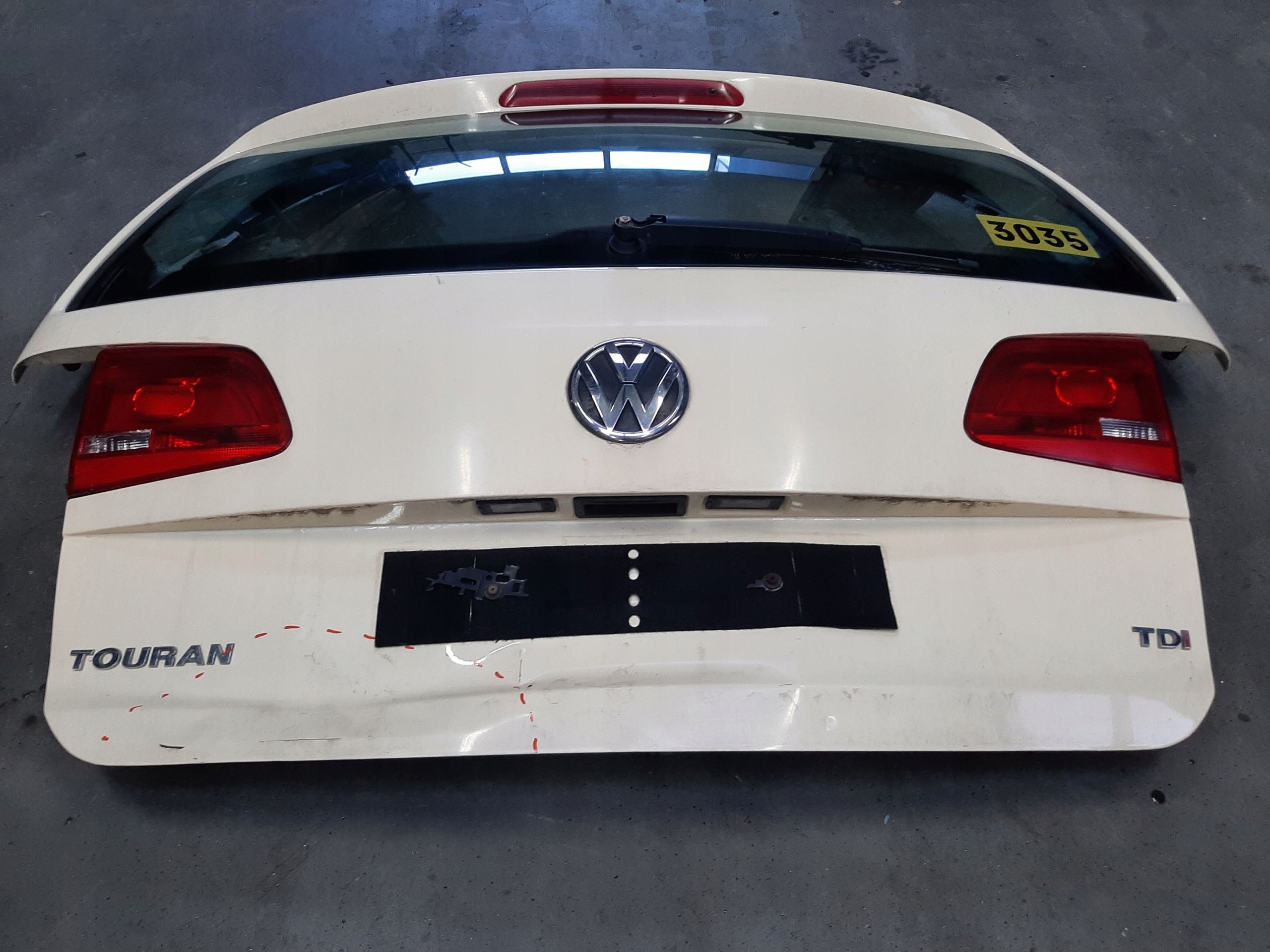 VOLKSWAGEN TOURAN I LIFT 2010-2015R KLAPA TYLNA SZYBA - obrazek 2