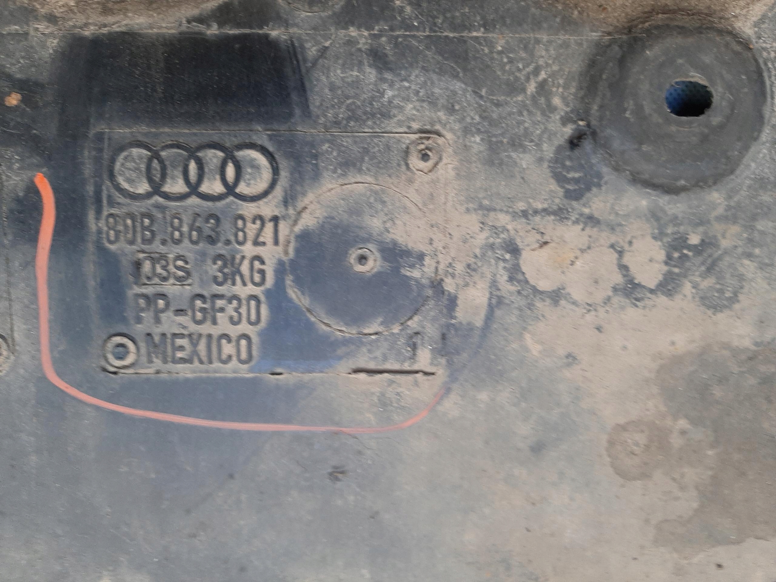 AUDI Q5 80A OSŁONA PŁYTA DOLNA POD SILNIK 80B863821 - obrazek 6