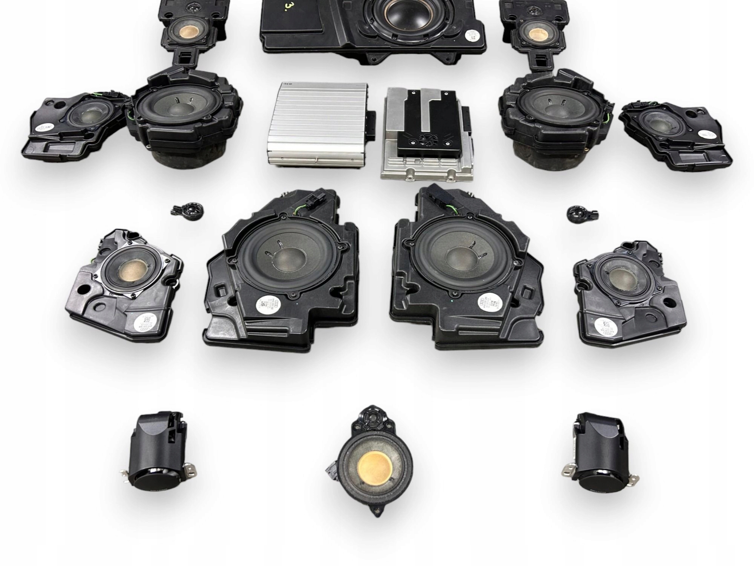 Audi A8 S8 D4 Zestaw głośnikG&OLUFSEN 4H0035466 4H1035465 komplet audio - obrazek 2