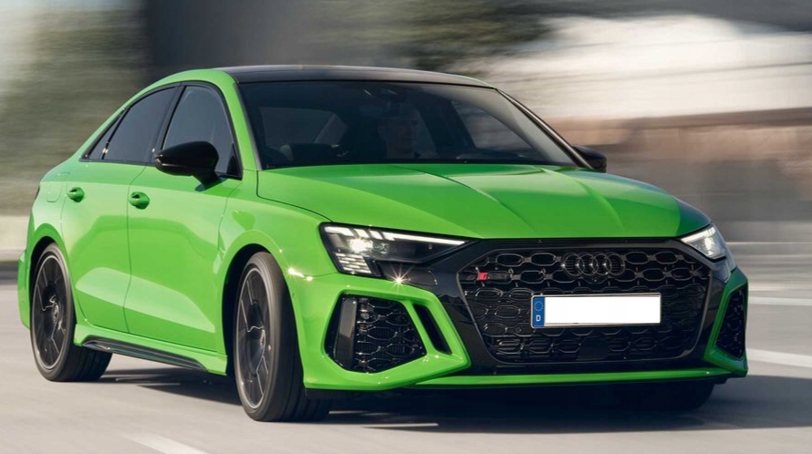 AUDI RS3 2021--> Atrapa Kratka Zderzaka Prawa 8Y0807682F czarny surowy - obrazek 5