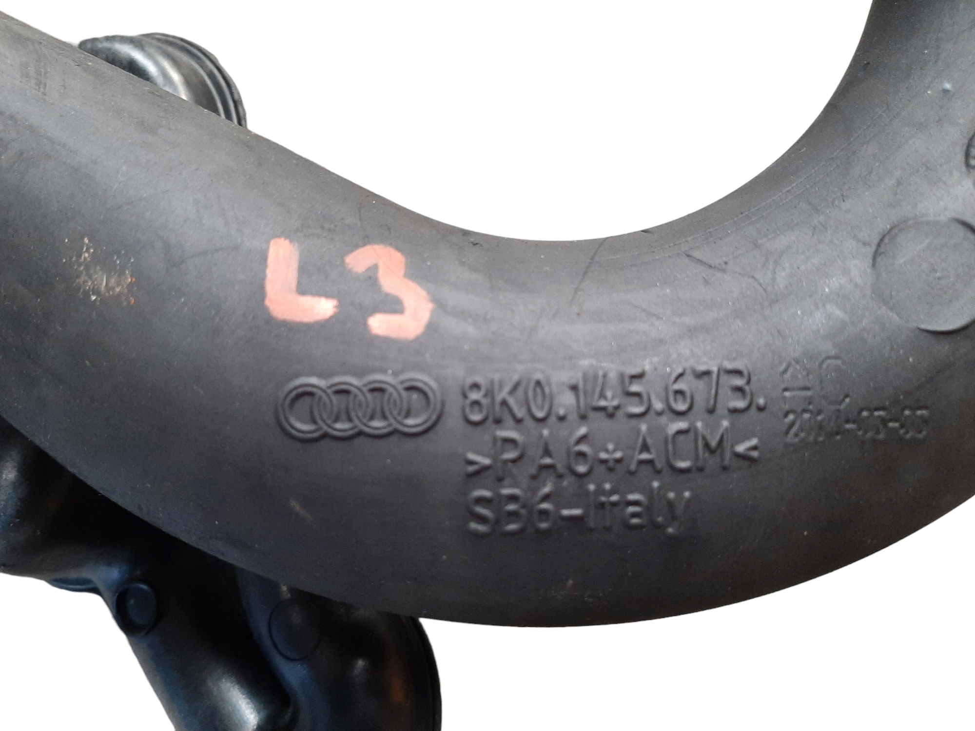 Audi A4 A5 Q5 Q6 Q7 3.0 TDI Rura przewód intercolera Turbo 8K0145673 - obrazek 4