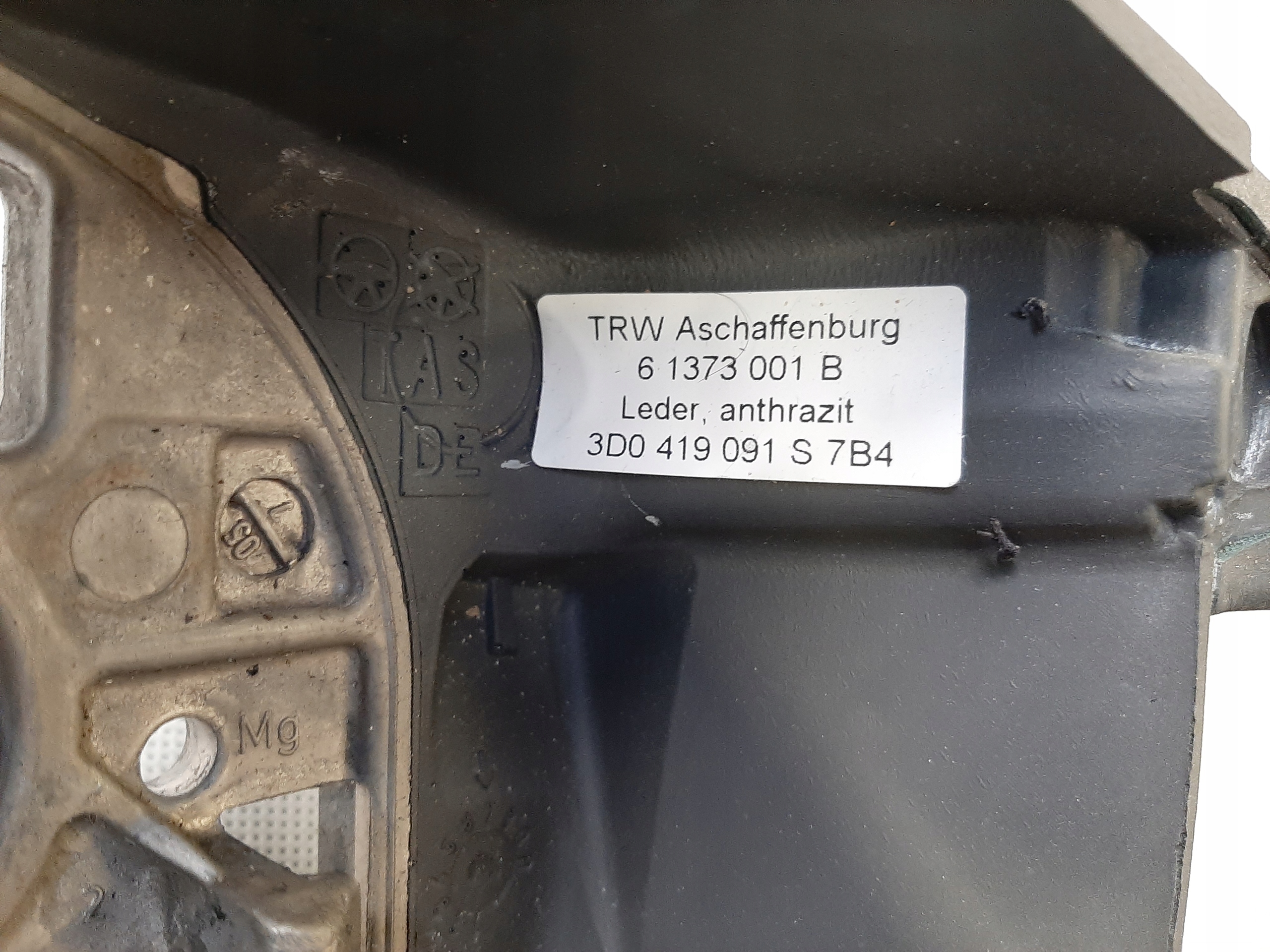 VOLKSWAGEN TOUAREG I 7L 02- KIEROWNICA SKÓRZANA SKÓRA 3D0419091S - obrazek 4