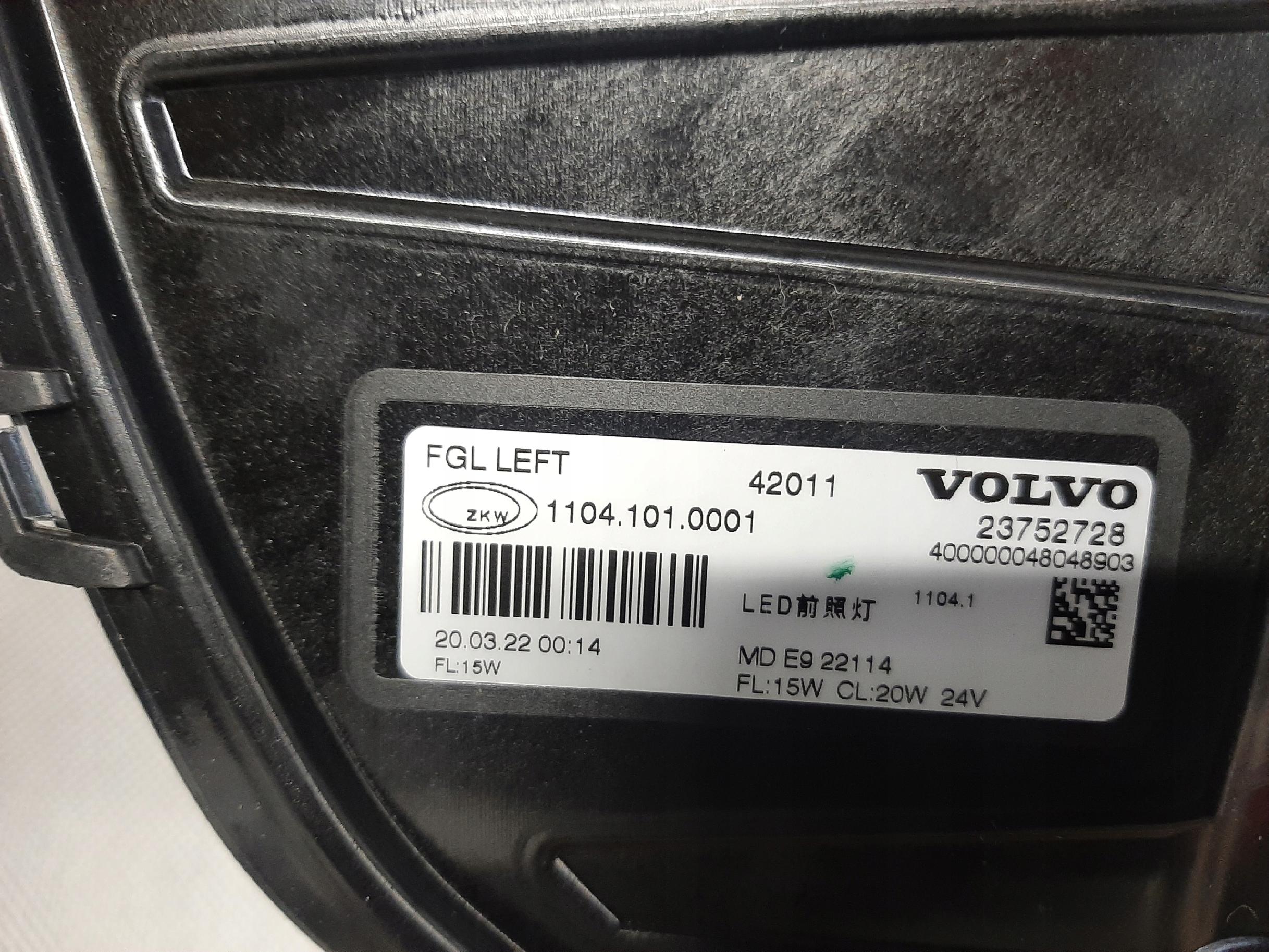 VOLVO FH 5 2021- HALOGEN LED PRZECIWMGIELNY LEWY 23752728 NOWY - obrazek 3