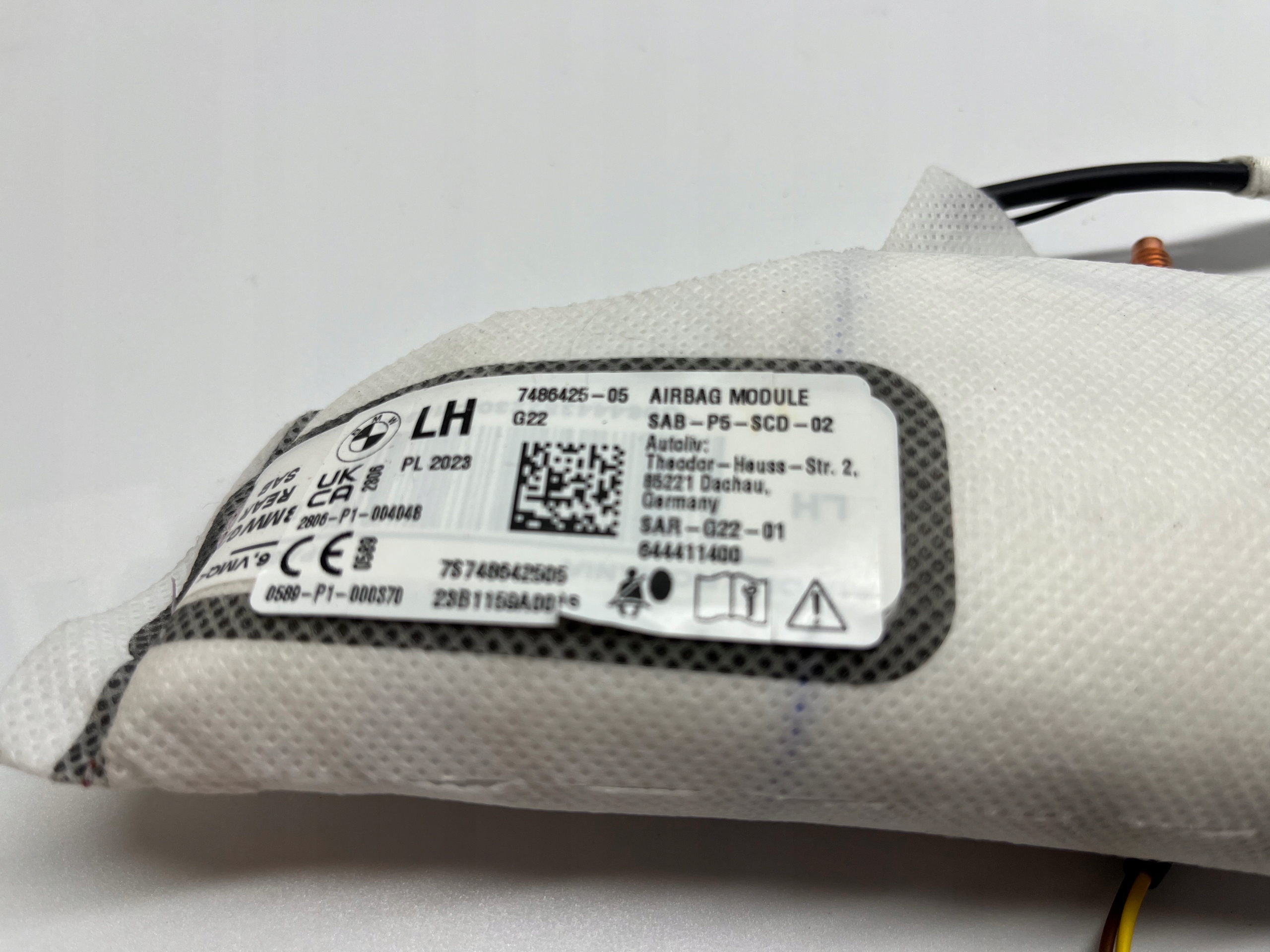 BMW Seria 4 G22 G23 G26 Airbag Poduszka Powietrzna Fotela Lewy 7486425 - obrazek 3
