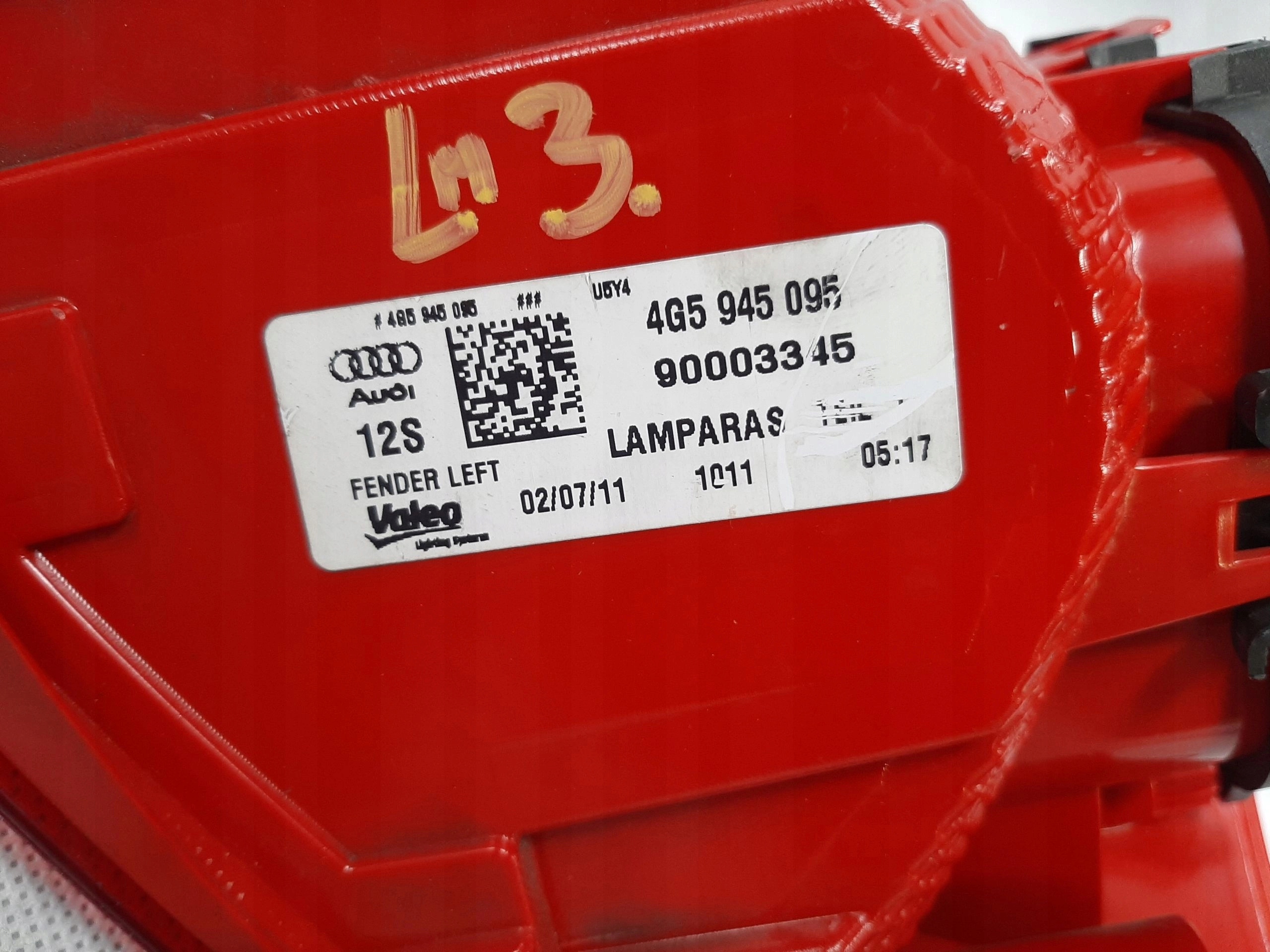 AUDI A6 C7 SEDAN 2010- LAMPA LEWY TYŁ 4G5945095 - obrazek 2
