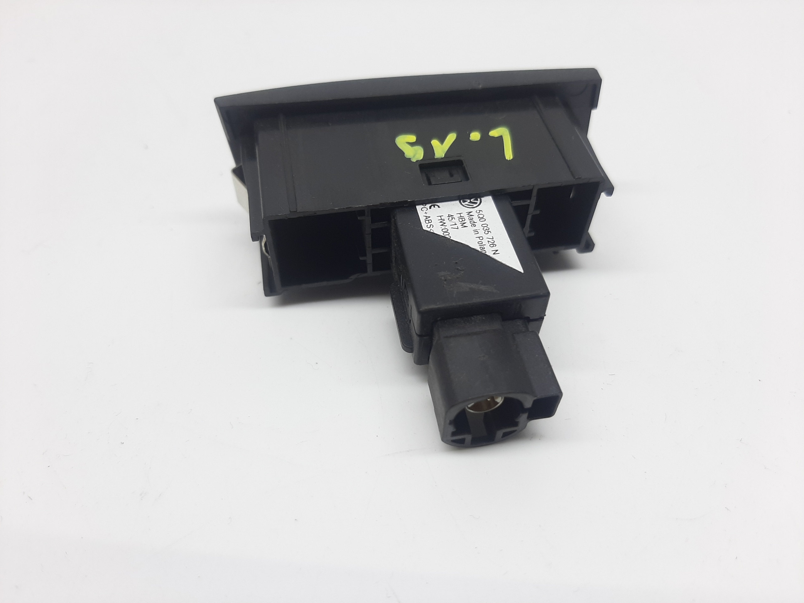 VOLKSWAGEN AUDI SEAT SKODA MODUŁ PORT USB 5Q0035726N - obrazek 4