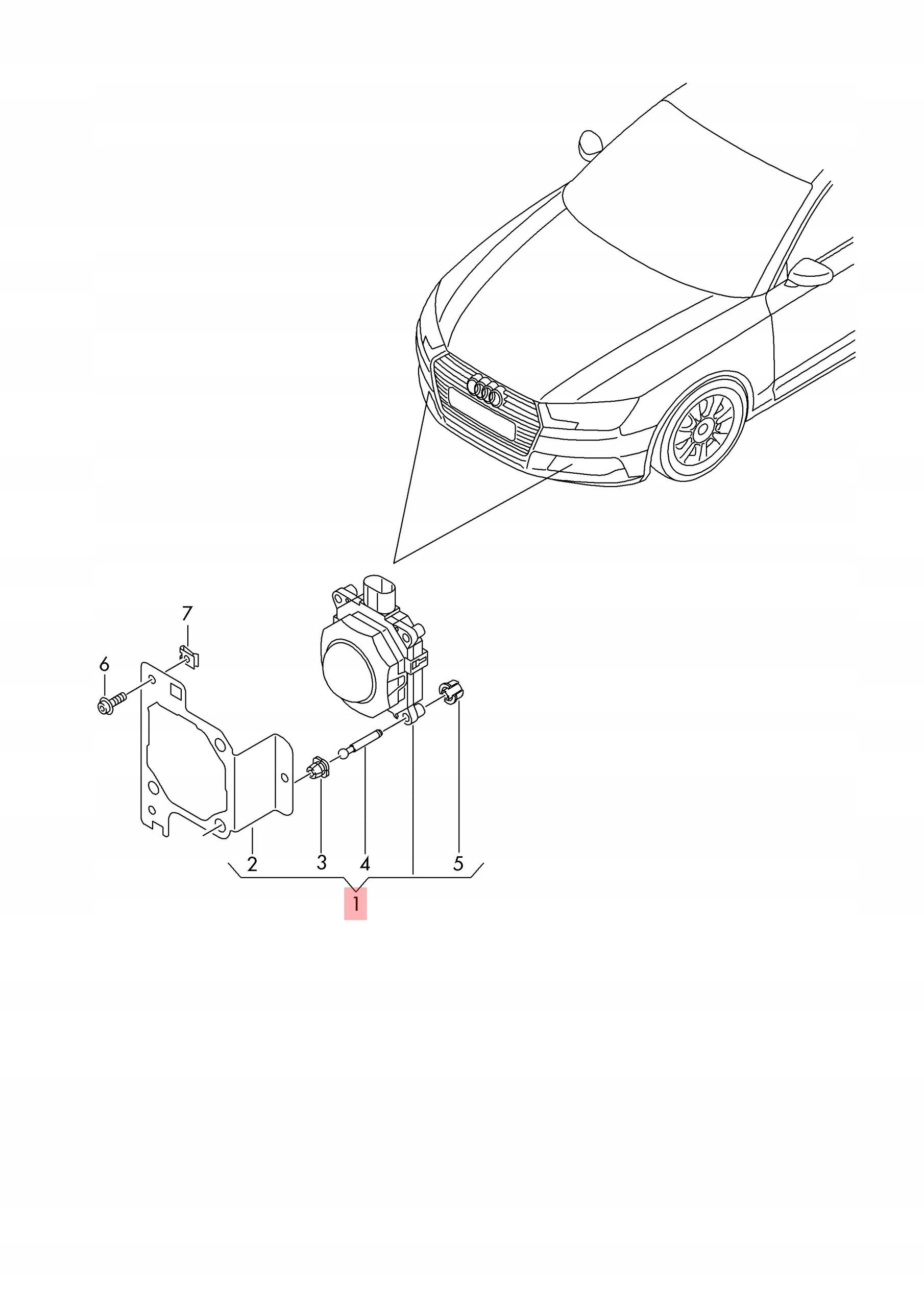 AUDI A4 B9 A5 8W RS4 B9 RS5 F5 RADAR DISTRONIC ACC 8W0907561J 8W0907574 - obrazek 2