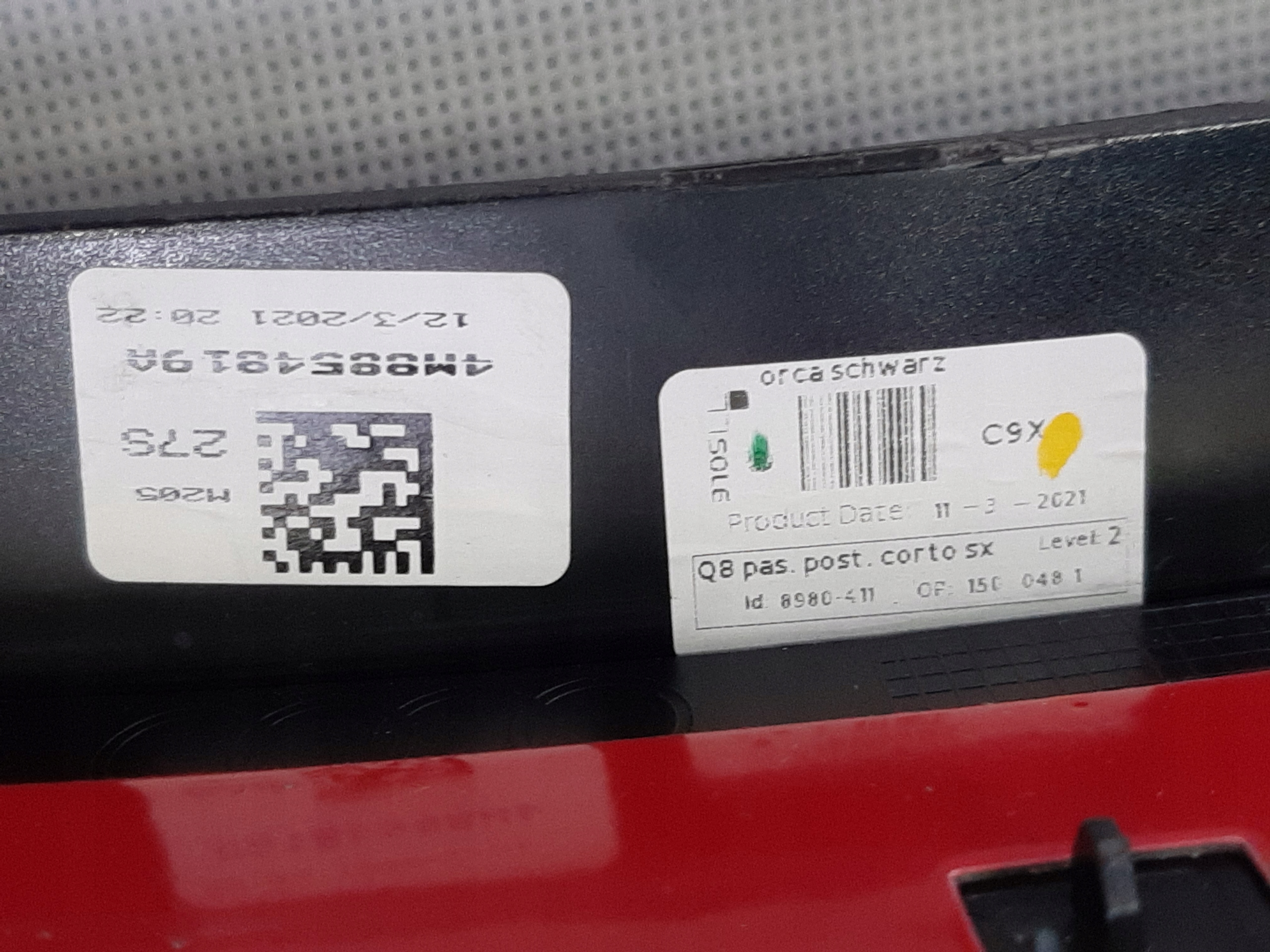 AUDI Q8 2018- NAKŁADKA LISTWA DRZWI LEWY TYŁ 4M8854819 C9X - obrazek 3