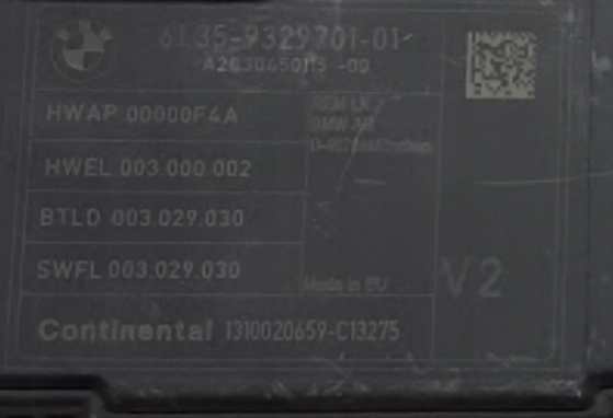 BMW F20 F22 F30 F34 F36 F82 MODUŁ KOMFORTU 9329701 - obrazek 5
