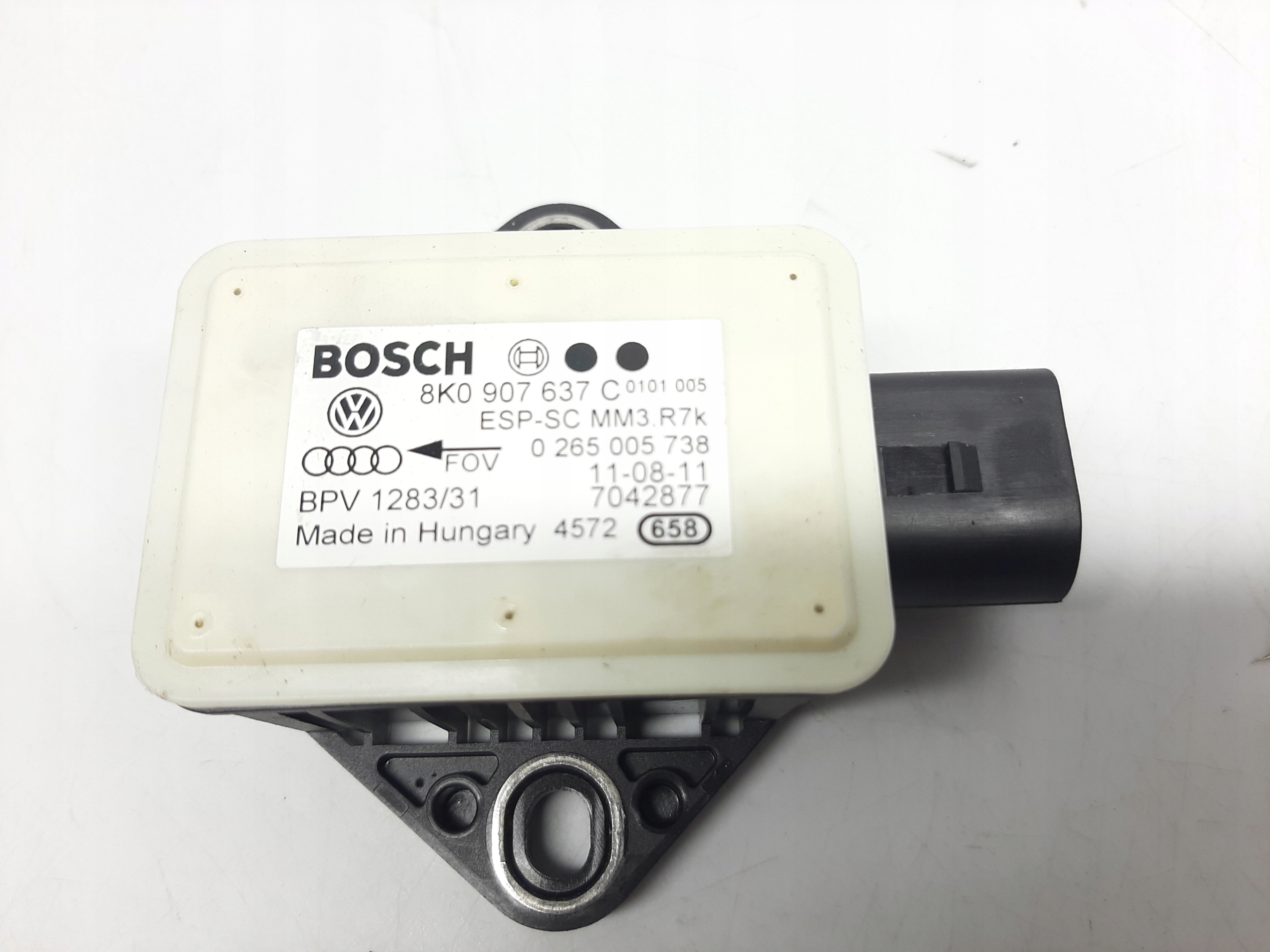 AUDI A5 SPORTBACK 2.0 TDI 2009- MODUŁ CZUJNIK ESP 8K0907637C - obrazek 3