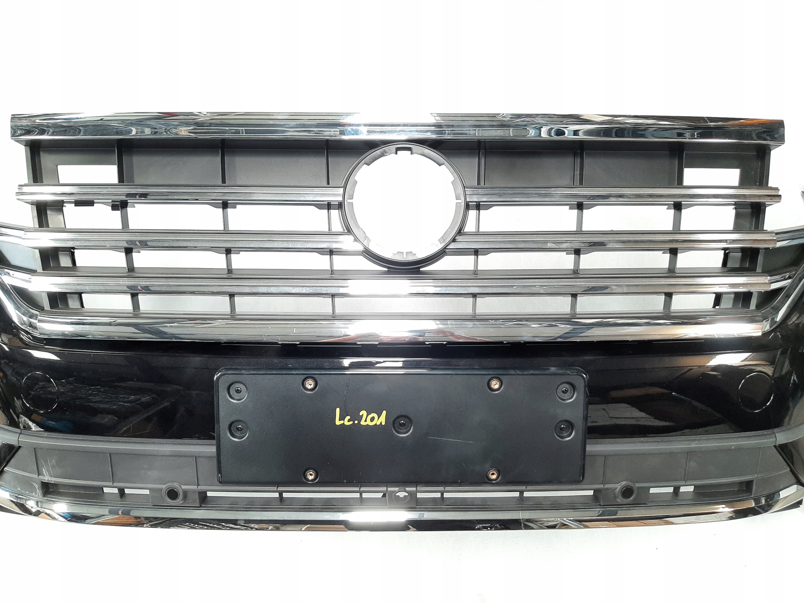 VW TOUAREG III ZDERZAK PRZEDNI PRZÓD KOMPLETNY R-LINE 760807221F - obrazek 2