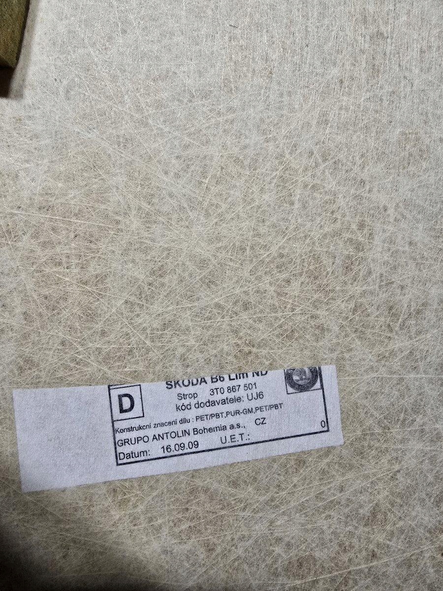 SKODA SUPERB II SEDAN PODSUFITKA TAPICERKA DACHU LAMPKA 3T0867501 - obrazek 11