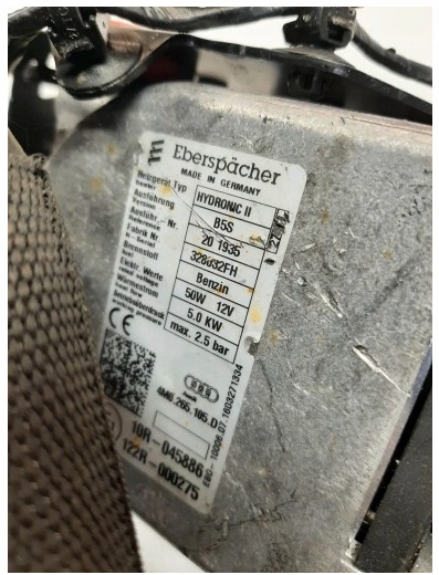 Audi Q7 Q8 Ogrzewanie Webasto 4M0265081AF 4M0265105D - obrazek 2