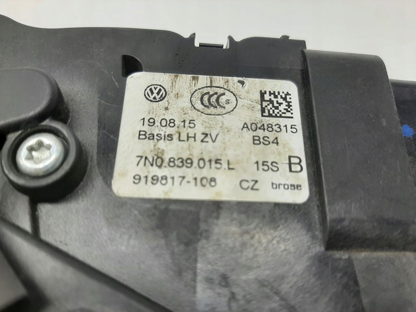 VW SHARAN SEAT ALHAMBRA II 7N0 ZAMEK DRZWI PRZESUWNYCH LEWY 7N0839015L - obrazek 7