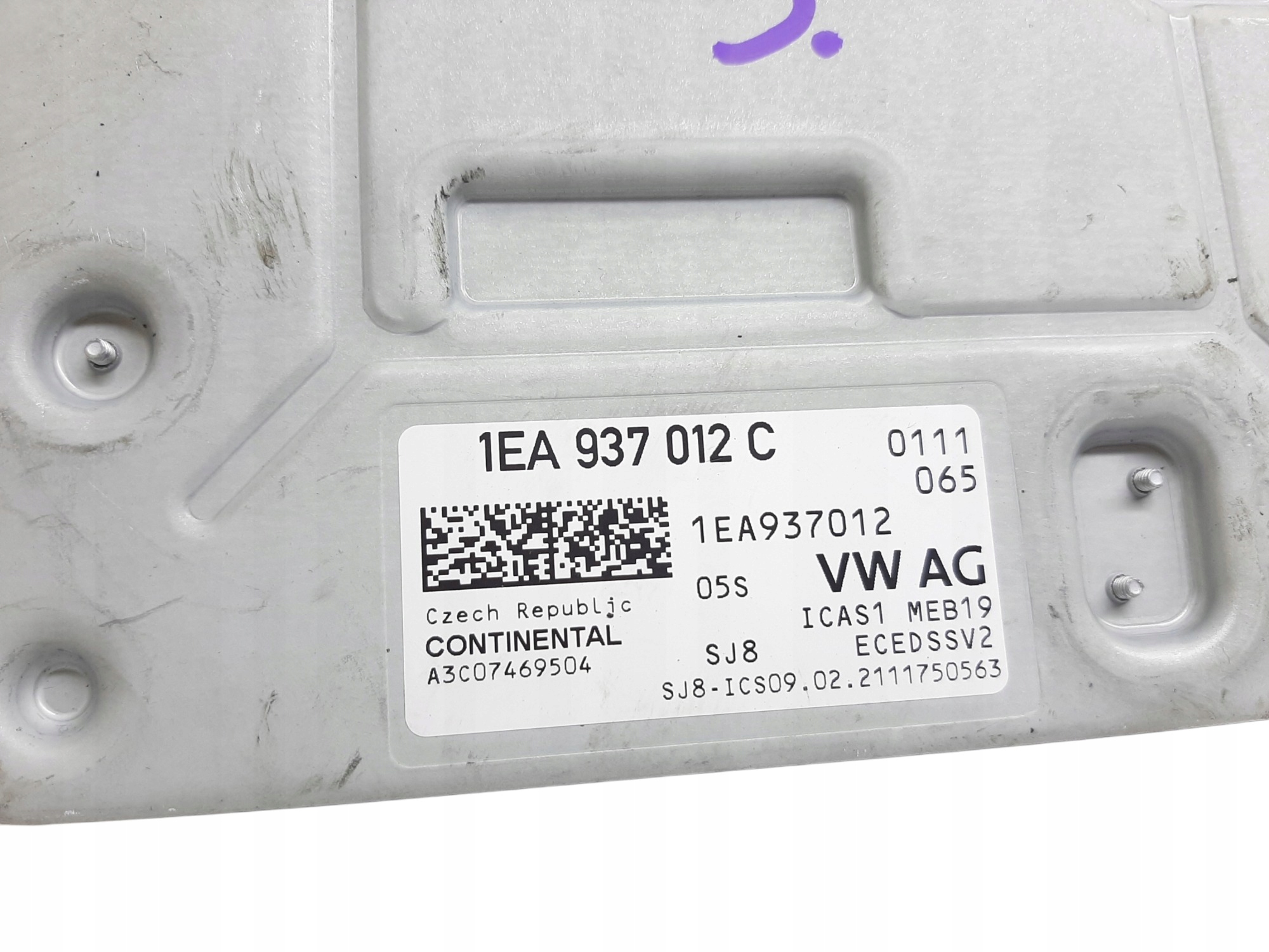 Skoda Enyaq 2021--> Sterownik Komunikacji Gateway Komfort 1EA937012C - obrazek 2
