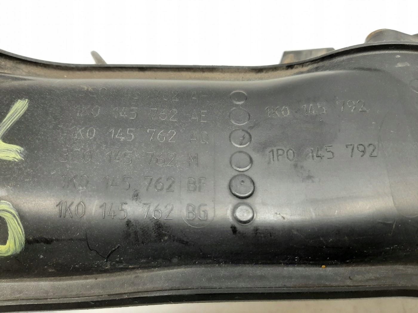 VW GOLF V AUDI A3 8P 2.0 TFSI WĄŻ RURA INTERCOOLERA 3C0145762AF 1K0145762AE - obrazek 5