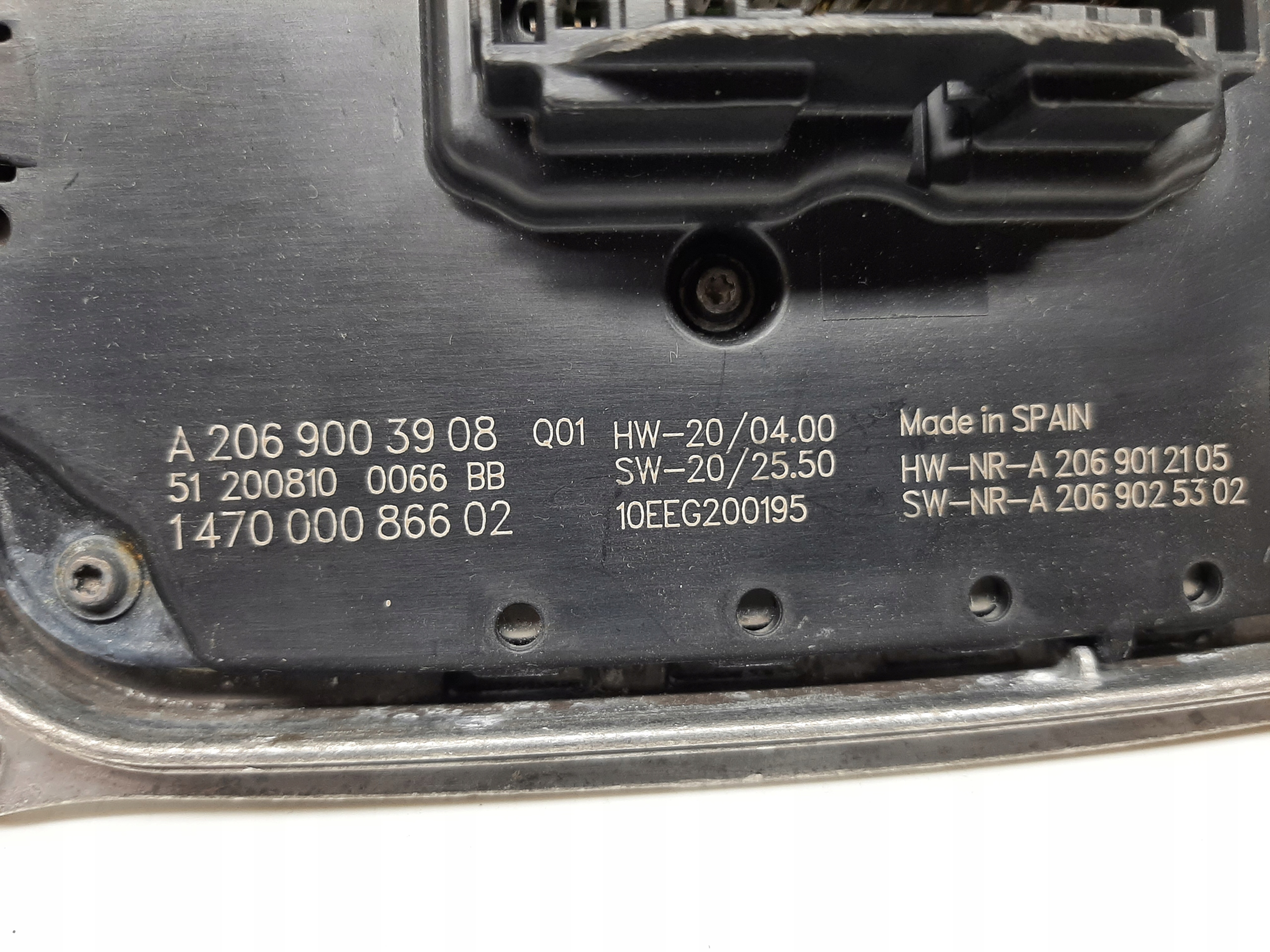 Mercedes W206 Moduł przetwornica LED A2069003908 - obrazek 3