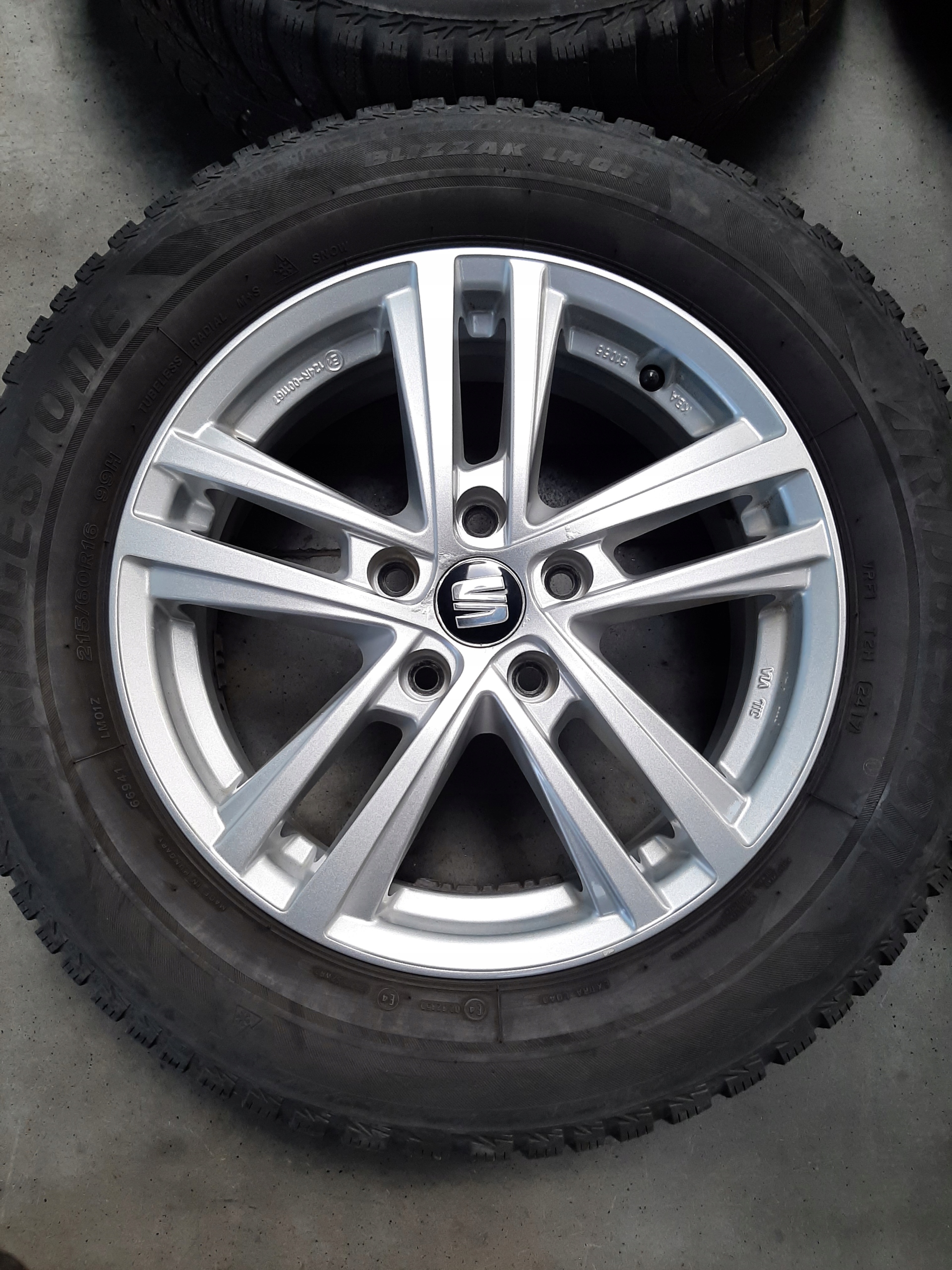 Seat Ateca KOŁA ALUFELGI OPONY ZIMOWE 5x112 16'' R16 - obrazek 2