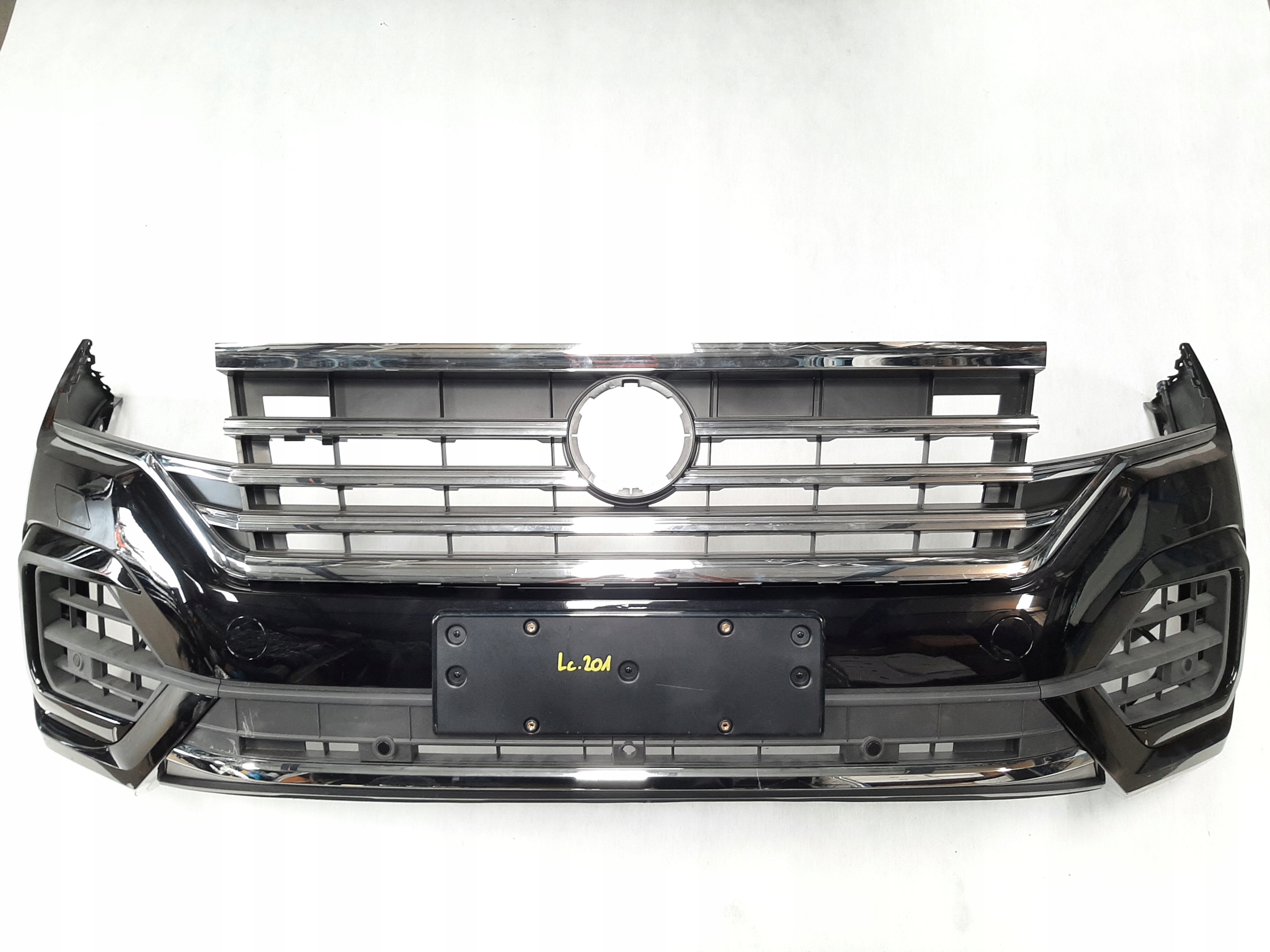 VW TOUAREG III ZDERZAK PRZEDNI PRZÓD KOMPLETNY R-LINE 760807221F