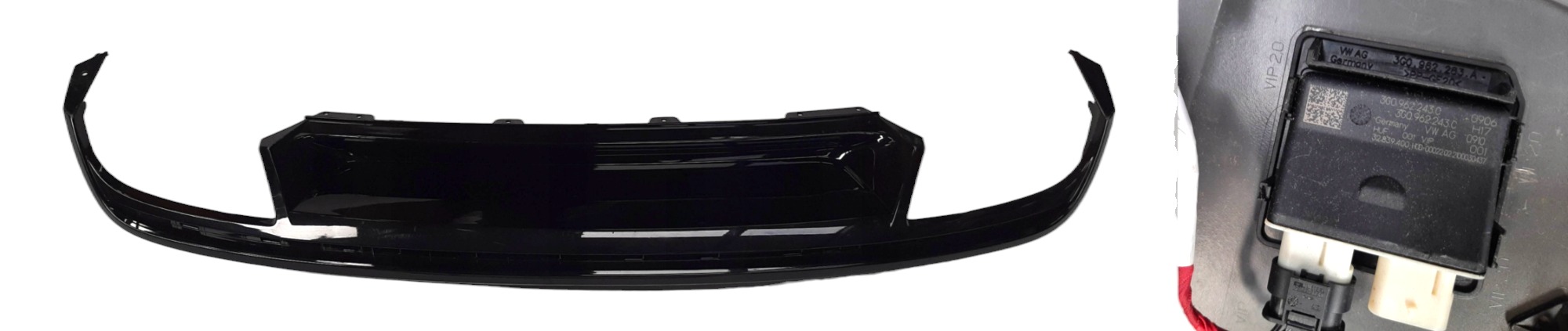 Skoda Octavia 4 RS Spoiler Zderzaka Moduł Klapy 5E7807521E 3G0962243C