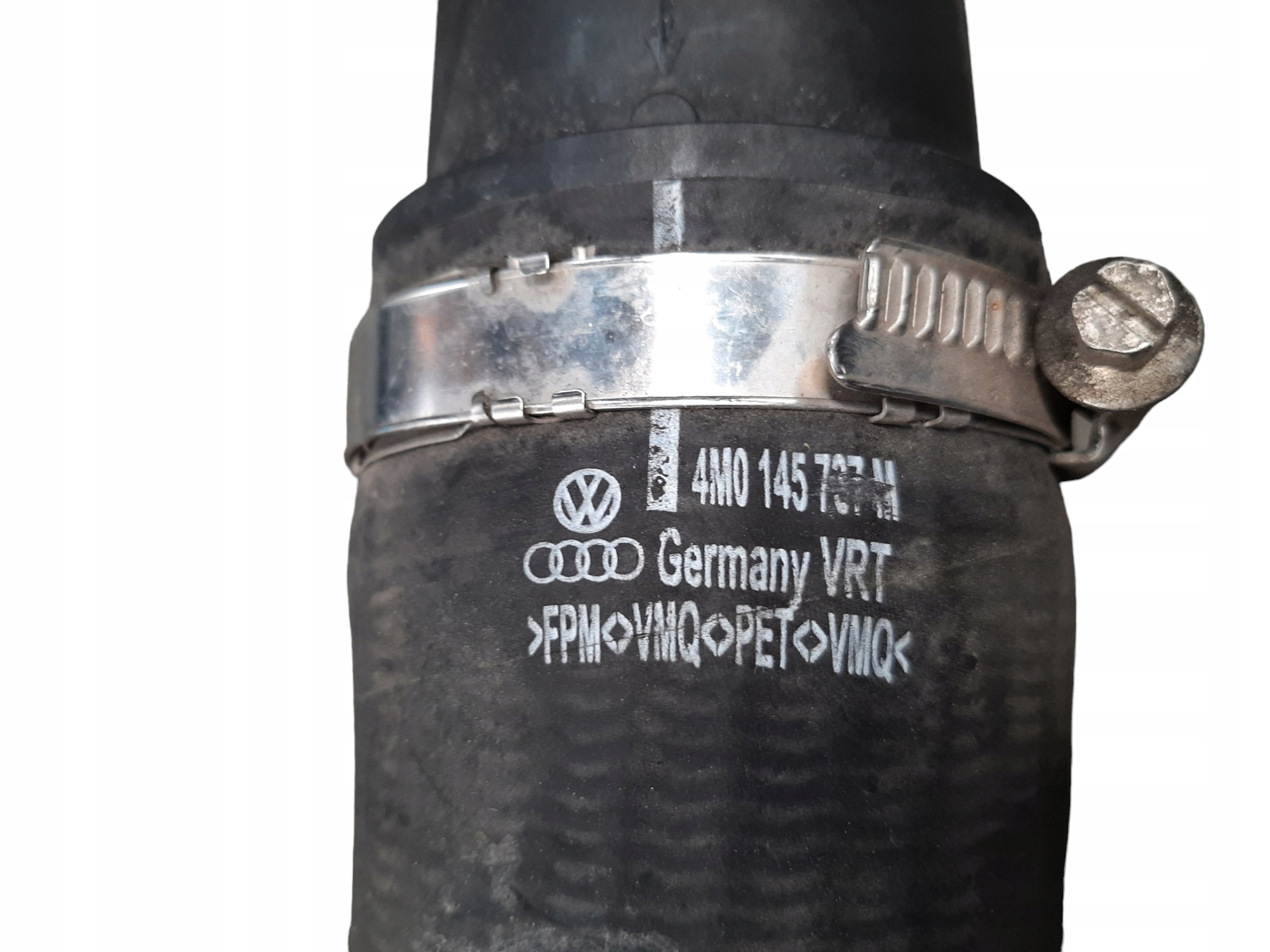 Audi Q7 Rura przewód intercolera Turbo 4M0145673N 4M0145737M - obrazek 3