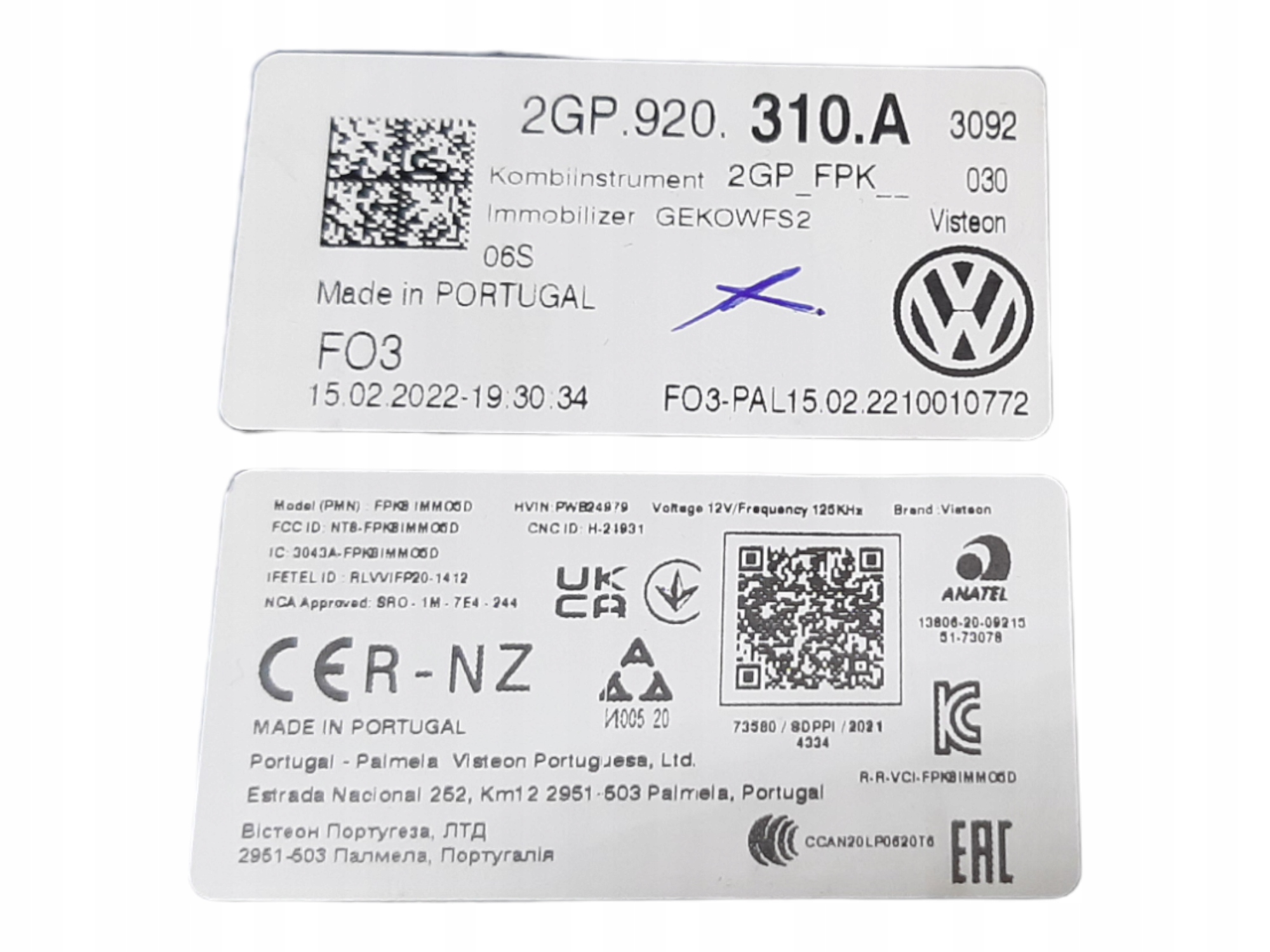 VW POLO 6 Licznik Zegary 2GP920310A 1405KM - obrazek 3