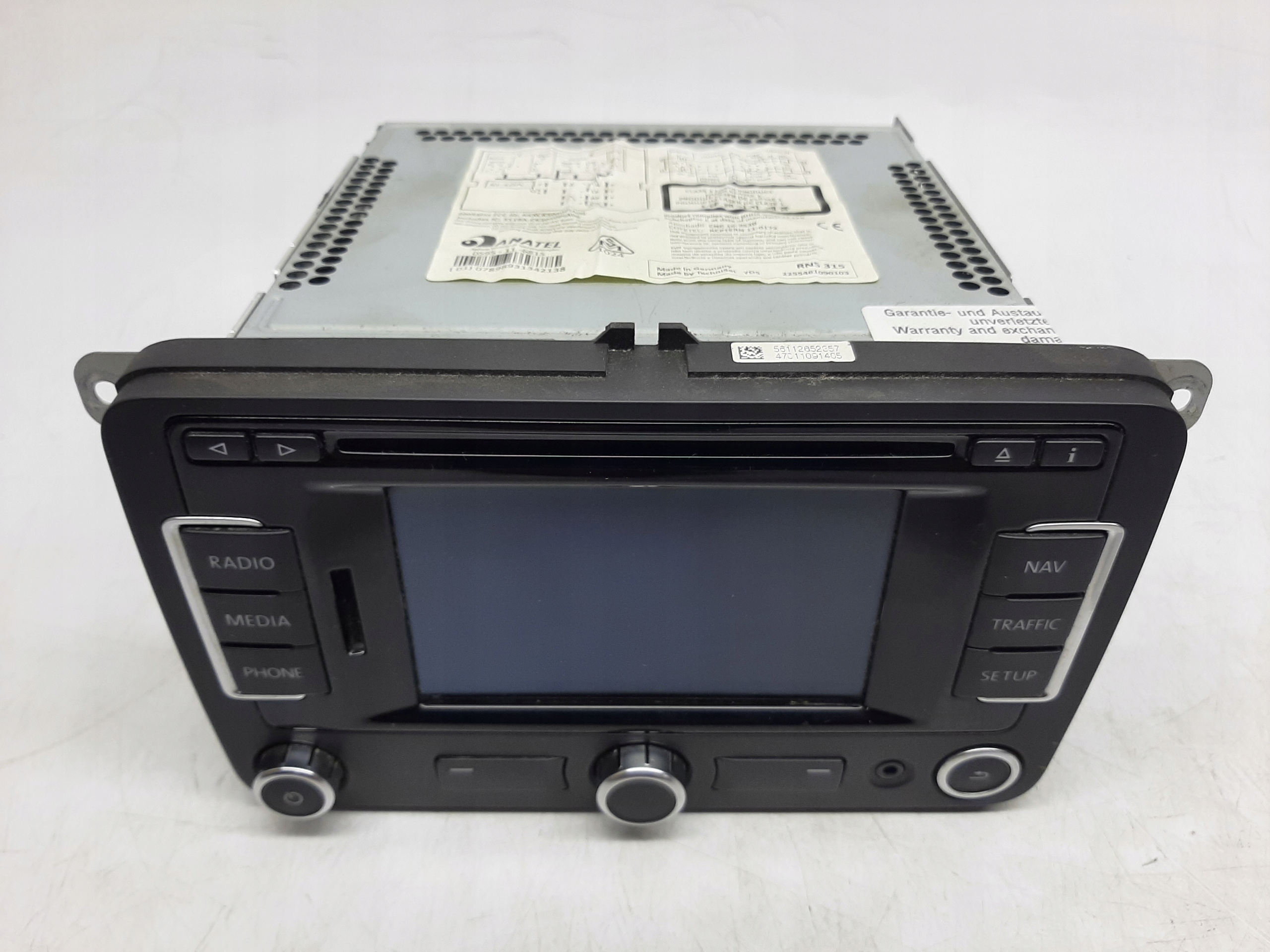 VW PASSAT B7 VARIANT MULTIMEDIA RADIO EKRAN INFOTAIMENT 3C8035279R - obrazek 2
