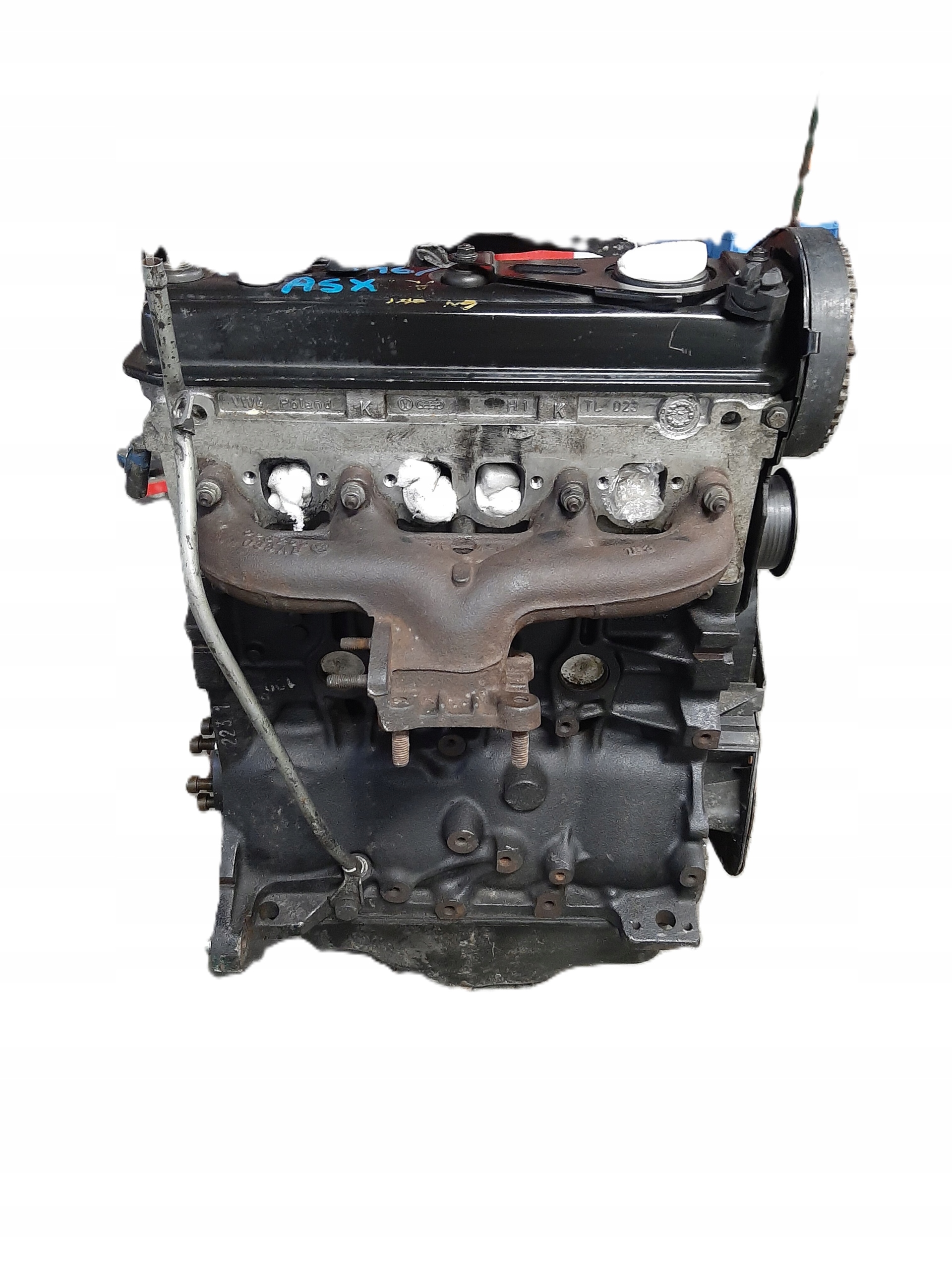 VOLKSWAGEN POLO 6N 2001- SILNIK KOMPLETNY DIESEL ASX 1.9 SDI 192000KM