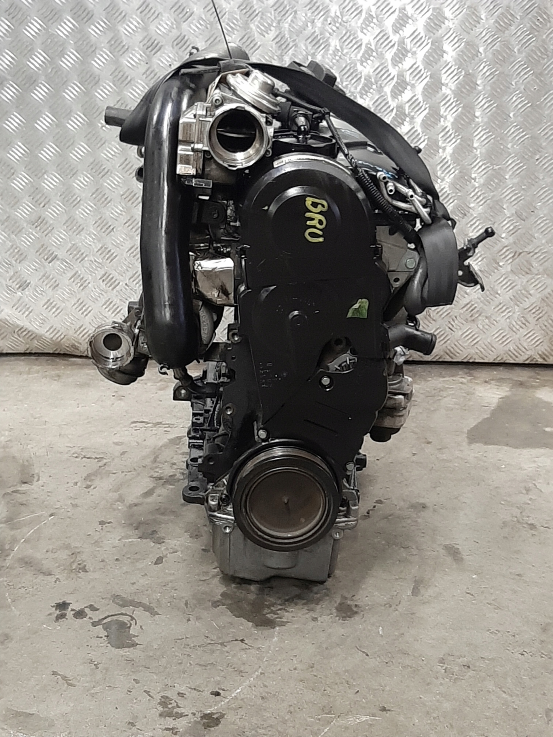 VOLKSWAGEN TOURAN I 2003- SILNIK DIESEL BRU 1.9 TDI 139000KM - obrazek 3
