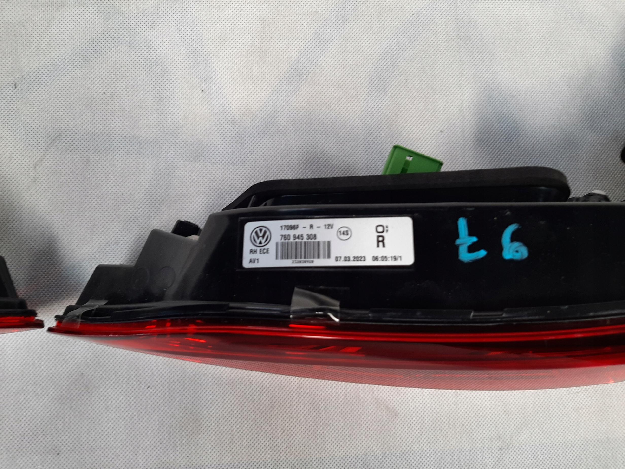 VW TOUAREG LAMPY TYŁ KOMPLET 760945308 760945208B 760945207B 760945307C - obrazek 4