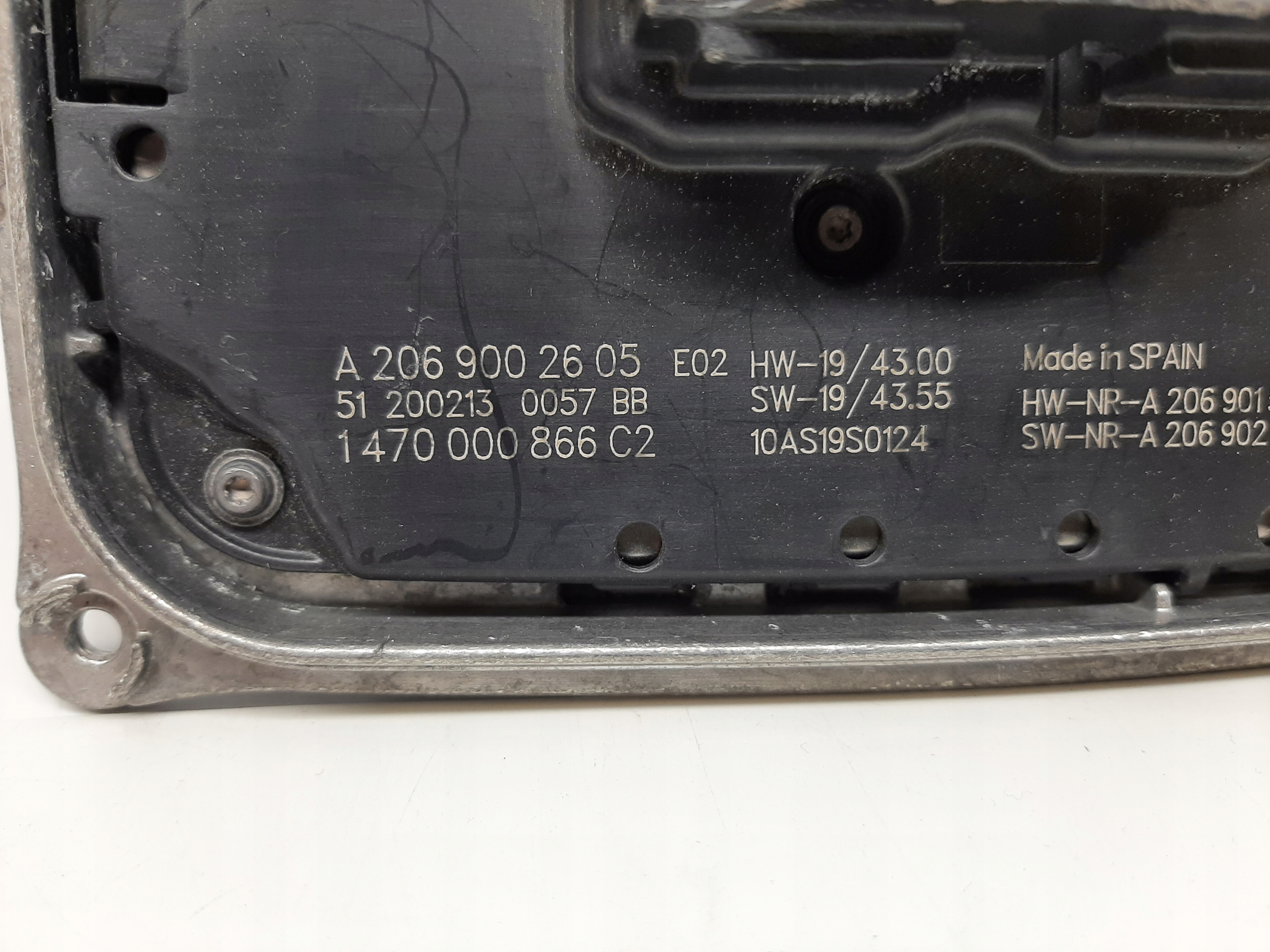 Mercedes W206 W223 Moduł przetwornica LED A2069002605 - obrazek 2