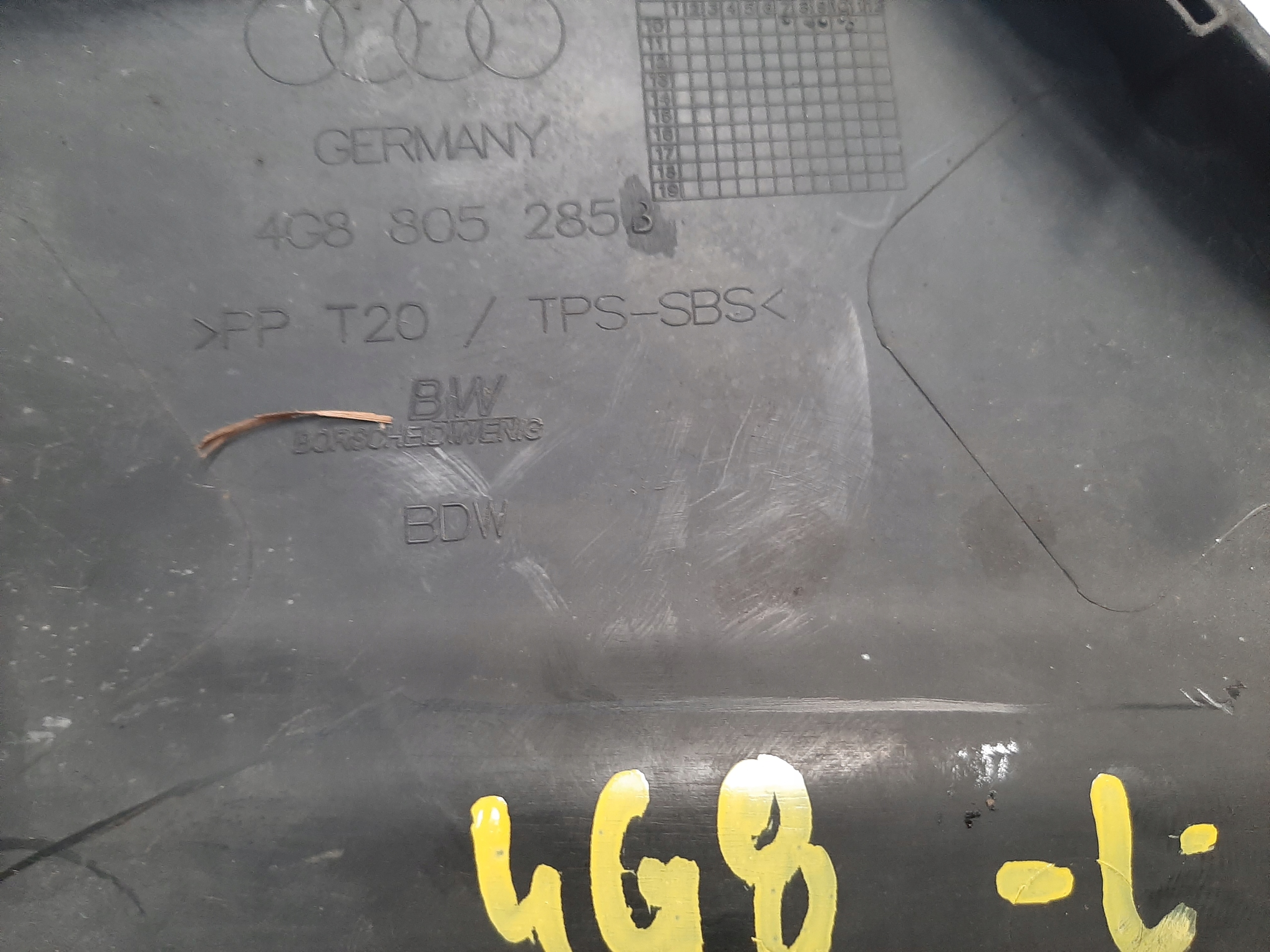 AUDI A7 SPORTBACK 2010- OSŁONA LAMPA REFLEKTORA LEWY PRZÓD 4G8805285B - obrazek 3