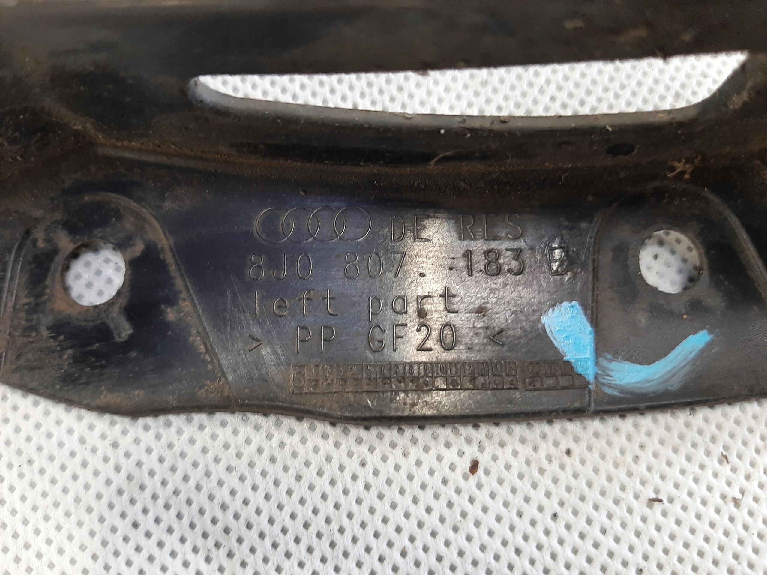 AUDI TT 8J 06-10 ŚLIZG ZDERZAKA LEWY PRZÓD 8J0807183B - obrazek 2