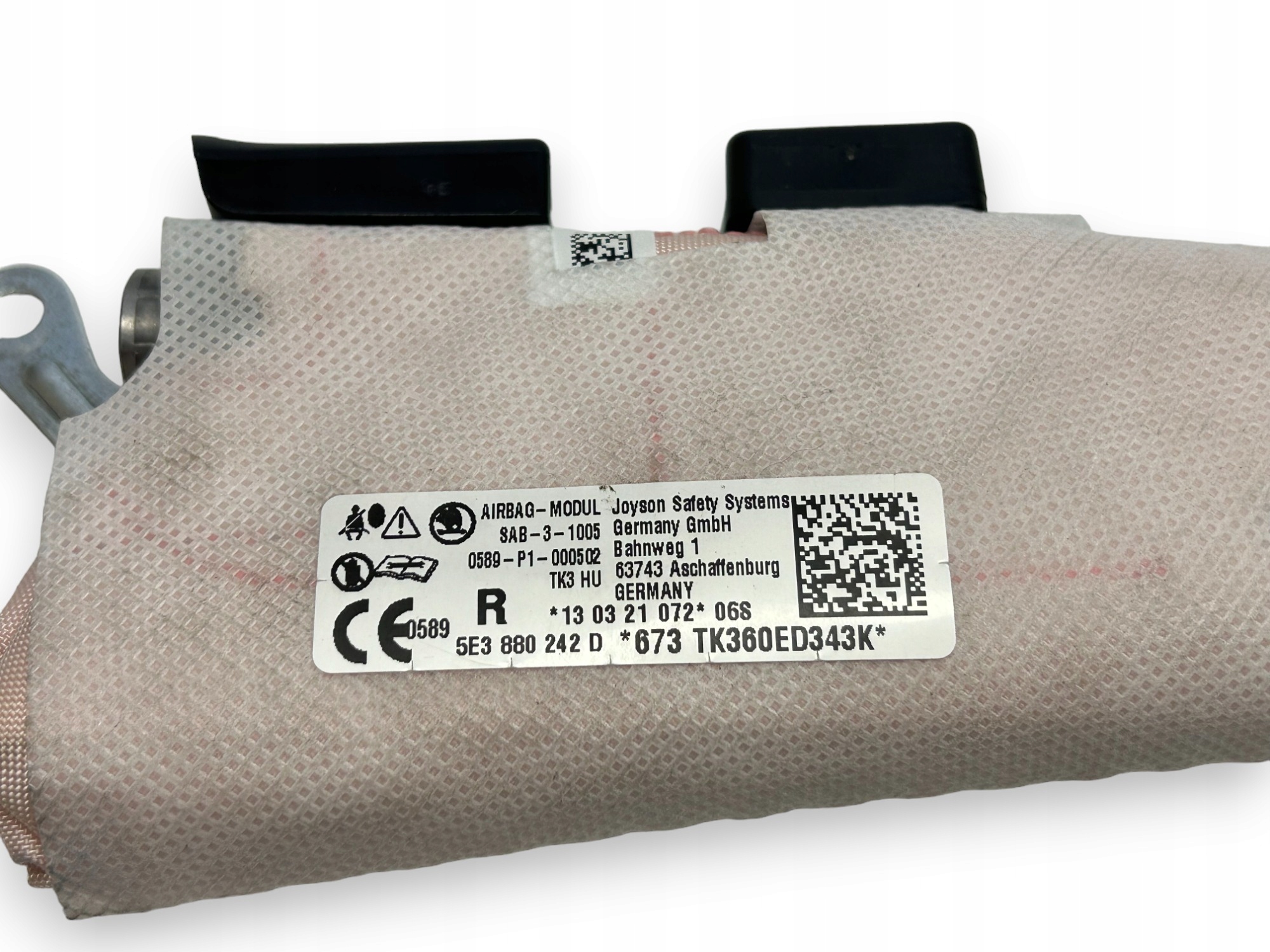 Skoda Octavia IV Airbag Poduszka fotela Prawy Przód 5E3880242D - obrazek 2