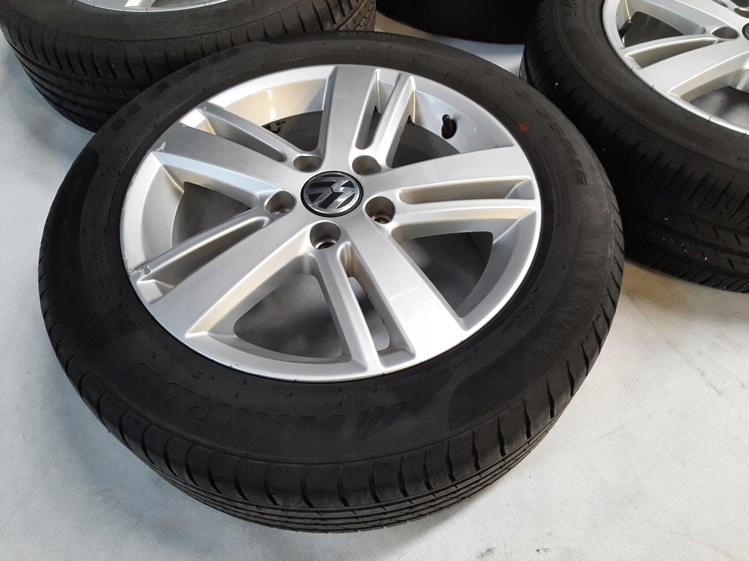VW JETTA VI FELGI ALUMINIOWE 5x112 6.5J 16" ET50 5C0601025AB - obrazek 2