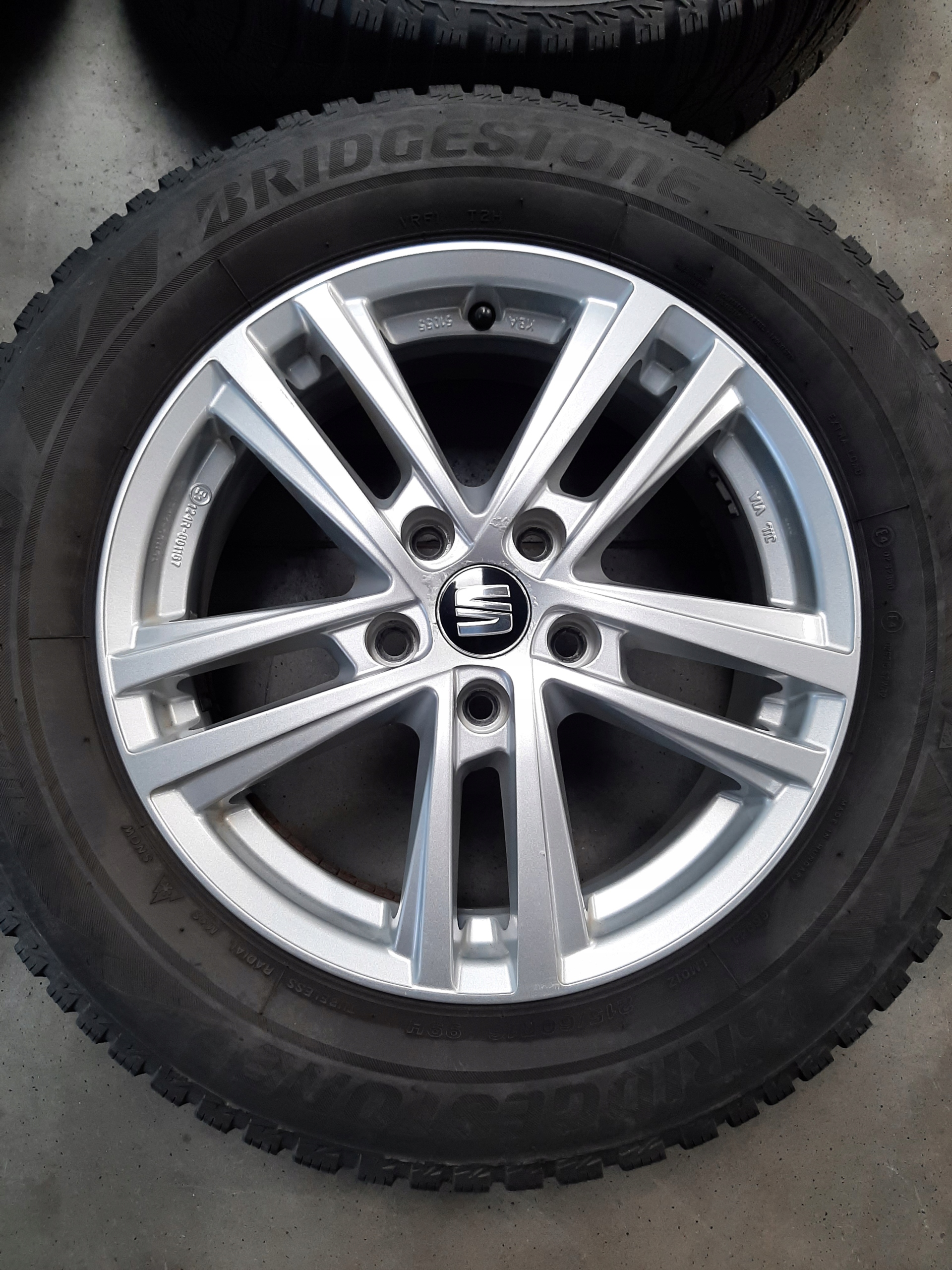 Seat Ateca KOŁA ALUFELGI OPONY ZIMOWE 5x112 16'' R16 - obrazek 3