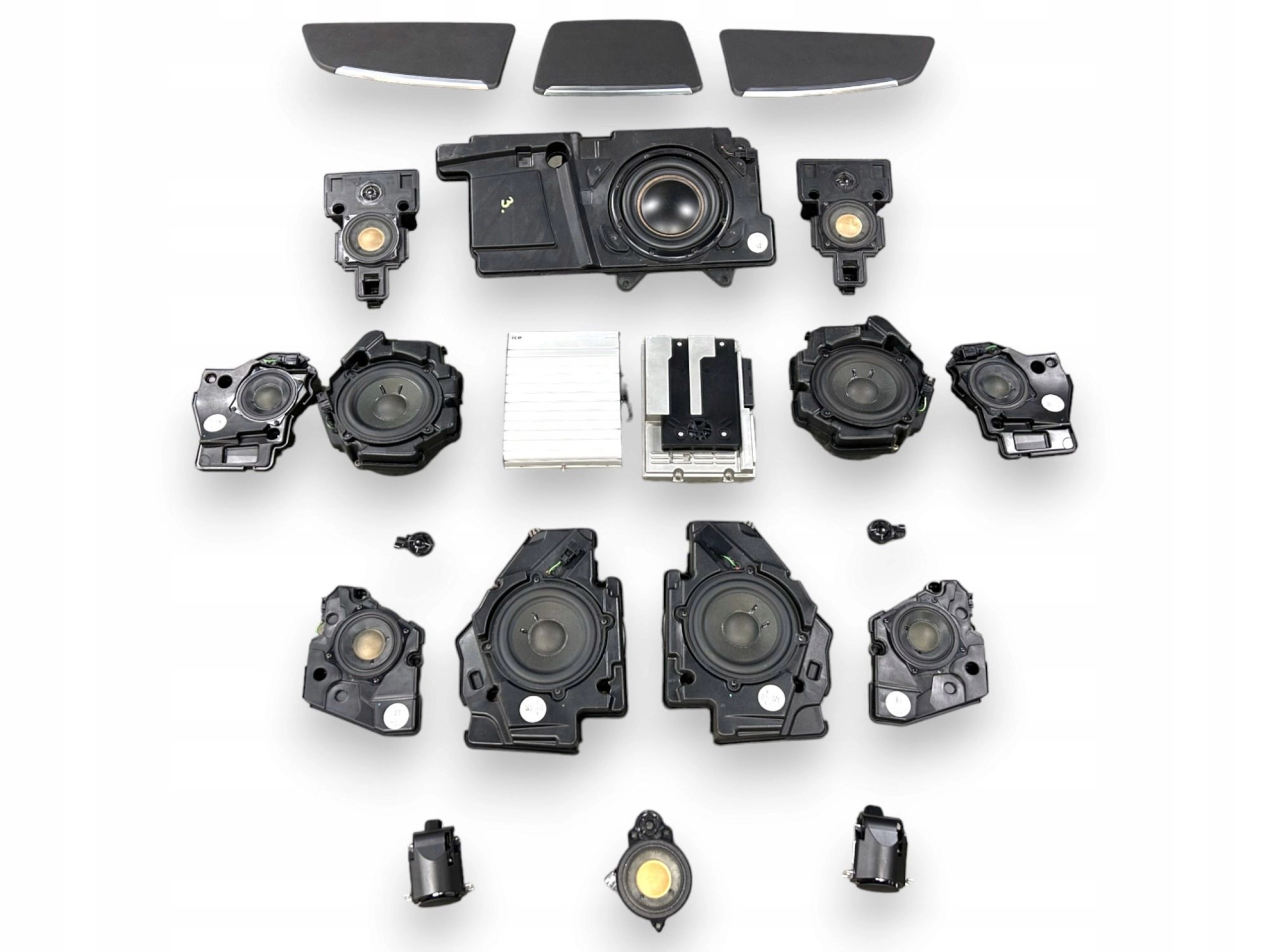 Audi A8 S8 D4 Zestaw głośnikG&OLUFSEN 4H0035466 4H1035465 komplet audio