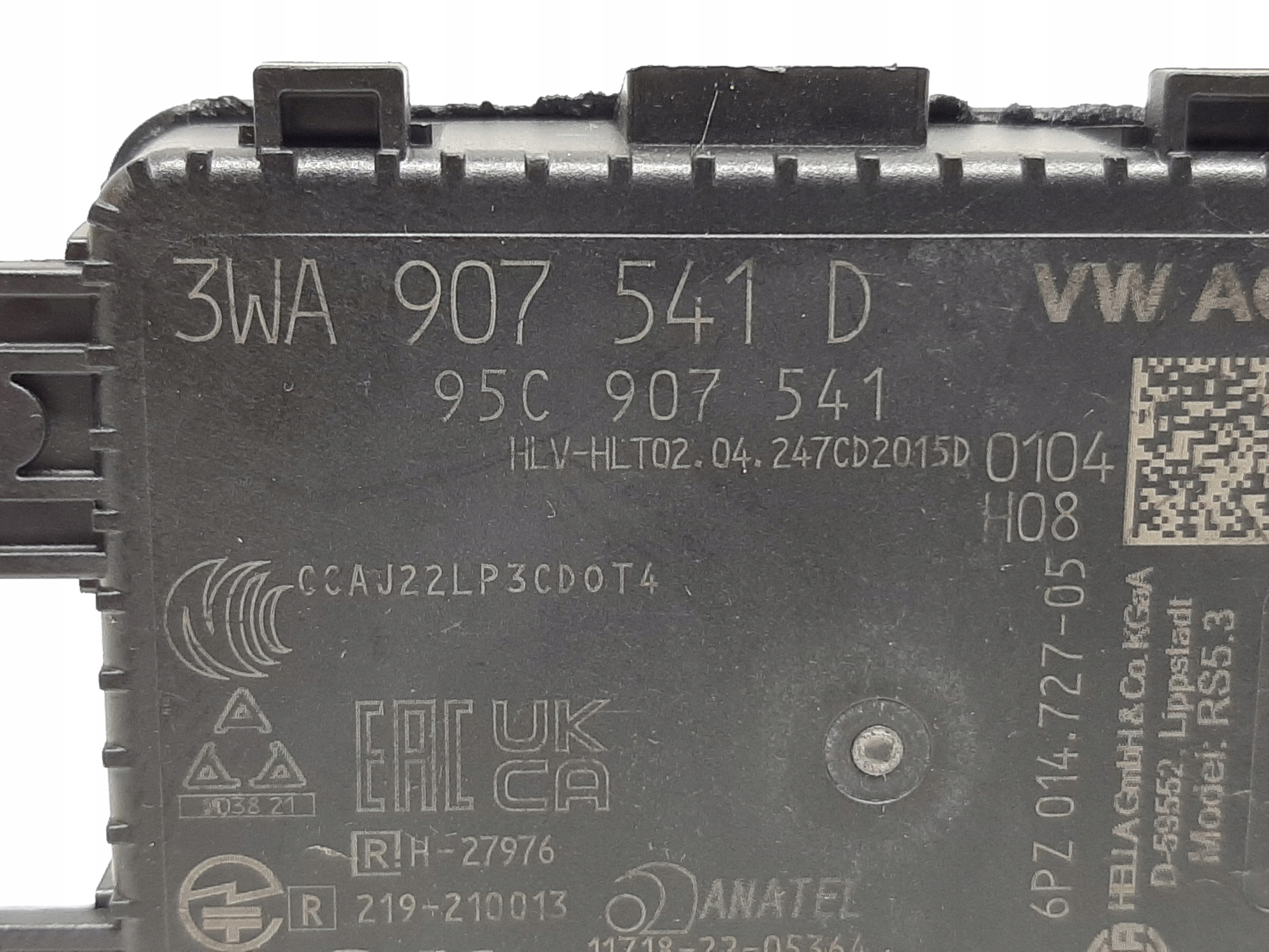Volkswagen Passat B9 Tiguan Moduł Czujnik Radar Distronic ACC 3WA907541 - obrazek 2