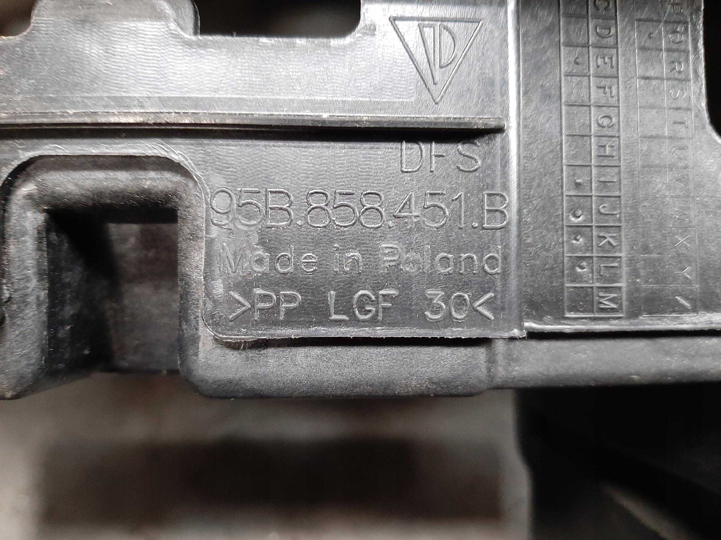 PORSCHE MACAN zestaw komplet KOKPIT DESKA AIRBAG PASY 95B858451 neturlether - obrazek 7