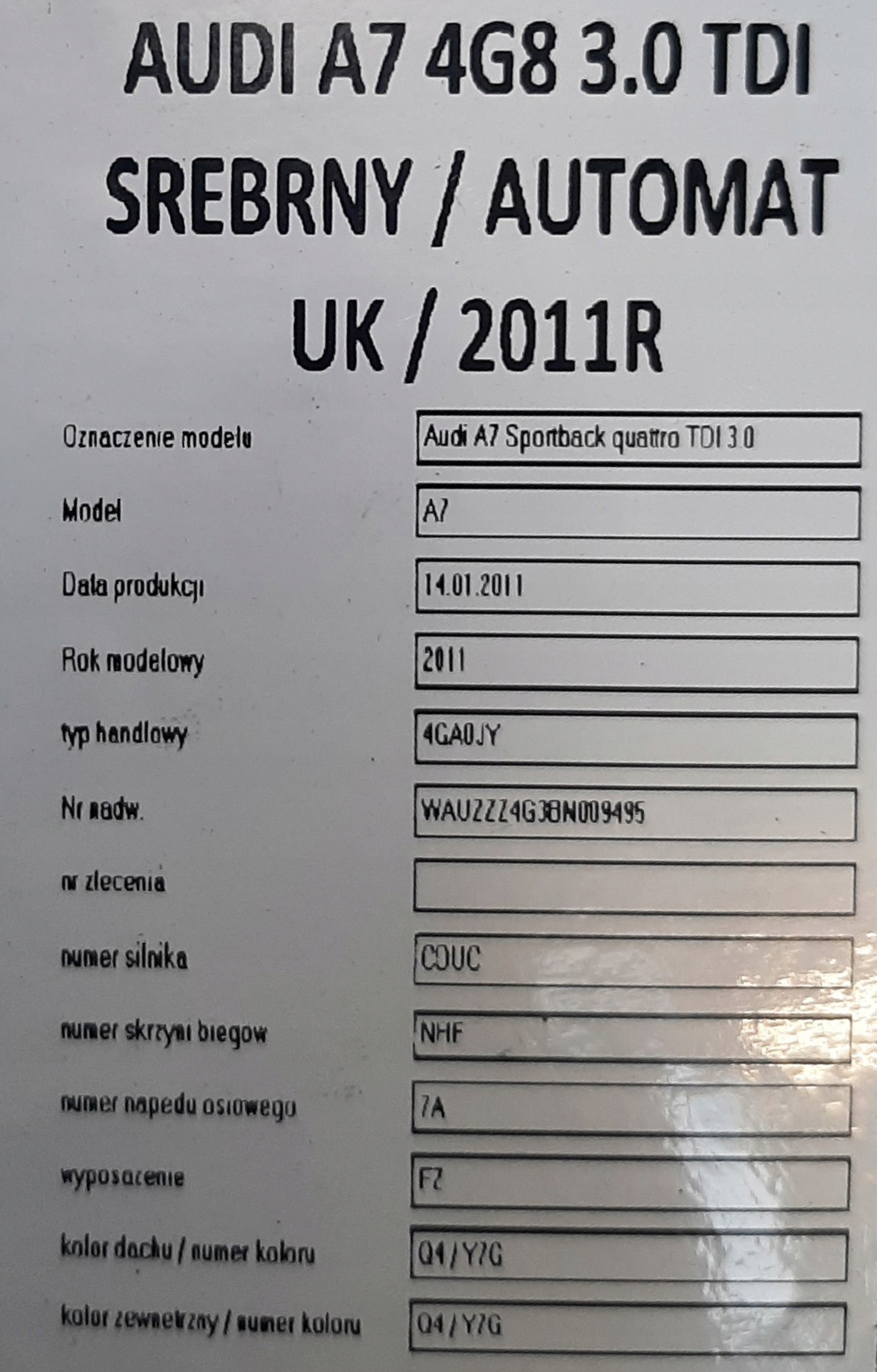 AUDI A7 SPORTBACK 2010- MOCOWANIE SKRZYNKI BEZPIECZNIKÓW 4H2971845 - obrazek 4